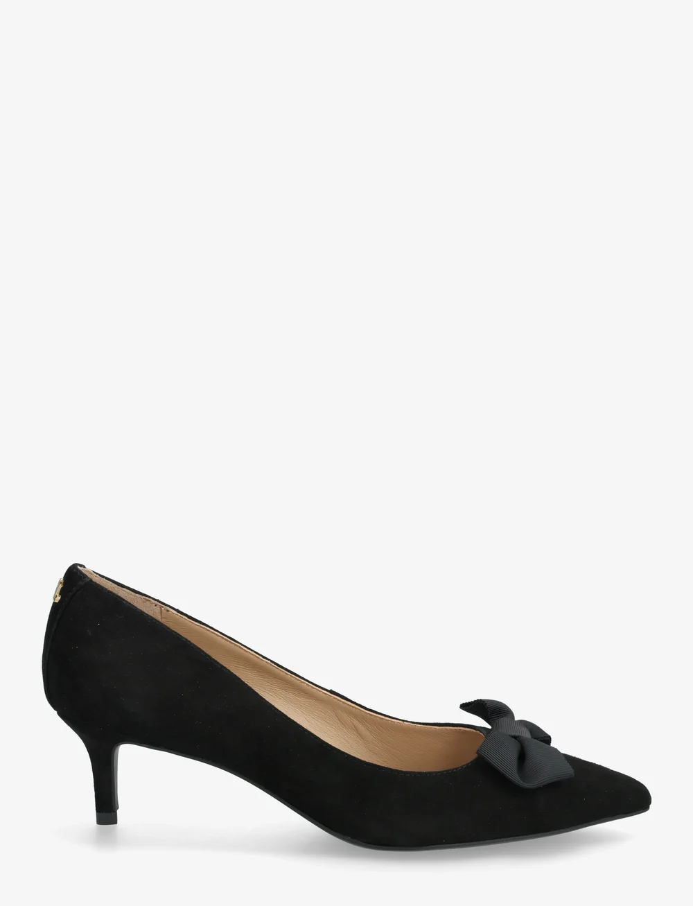 Lauren Ralph Lauren - Adrienne Bow-Trim Suede Pump - kontsaga kingad - black - 1