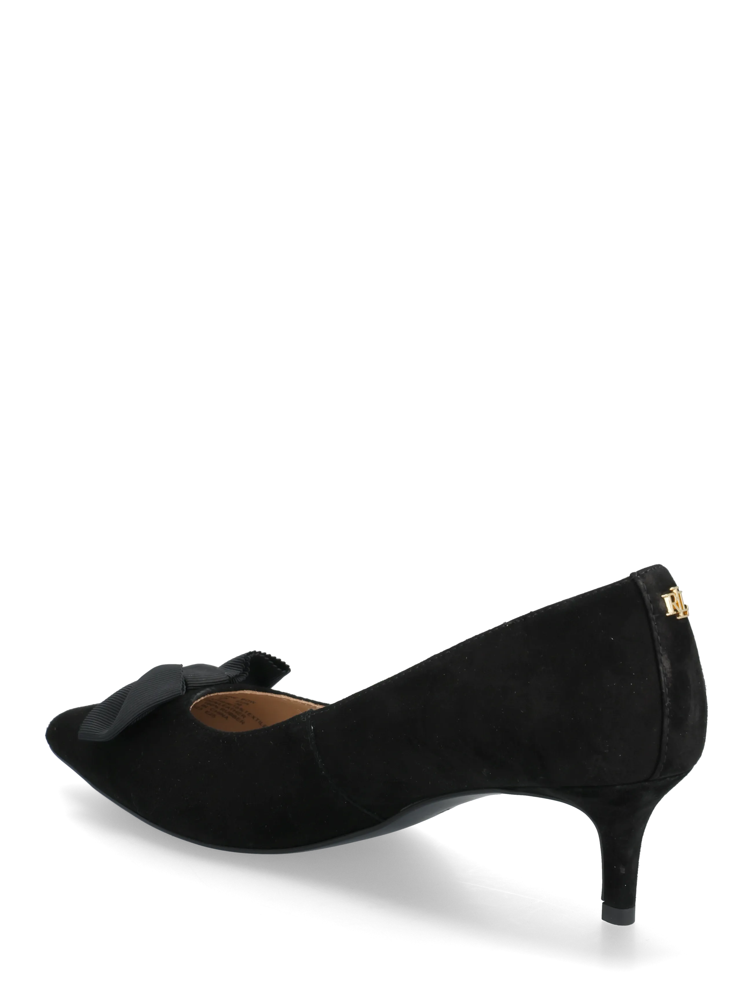 Adrienne Bow-Trim Suede Pump 3