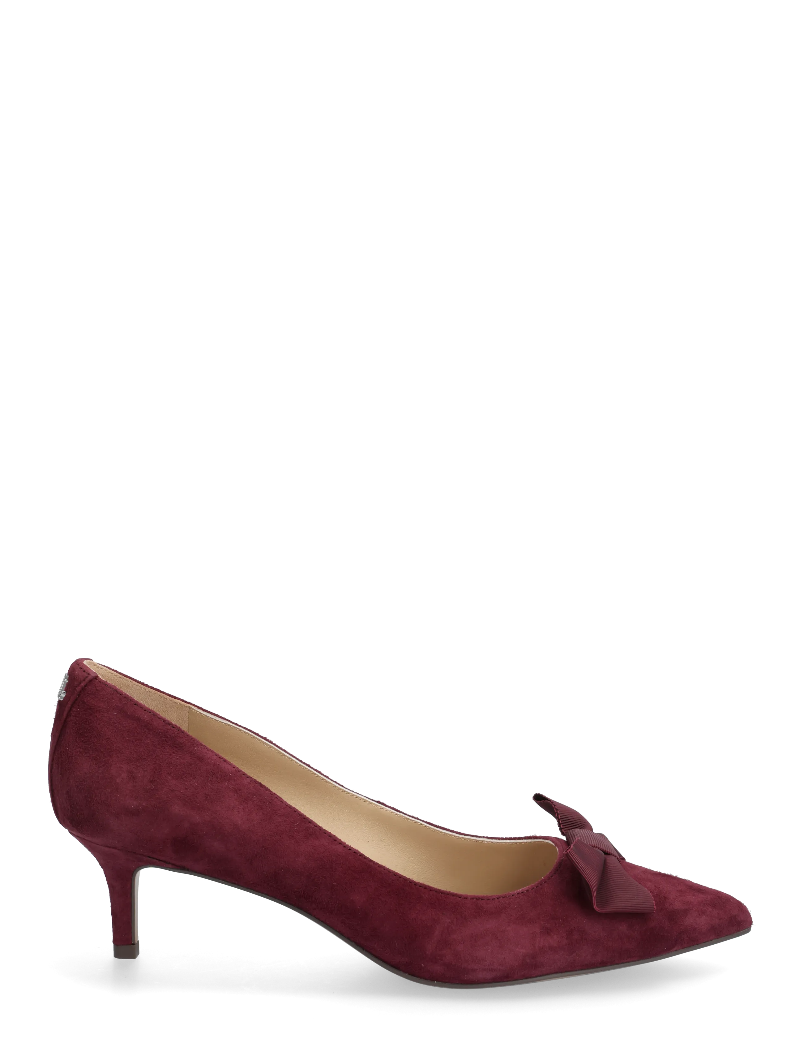 Adrienne Bow-Trim Suede Pump 2