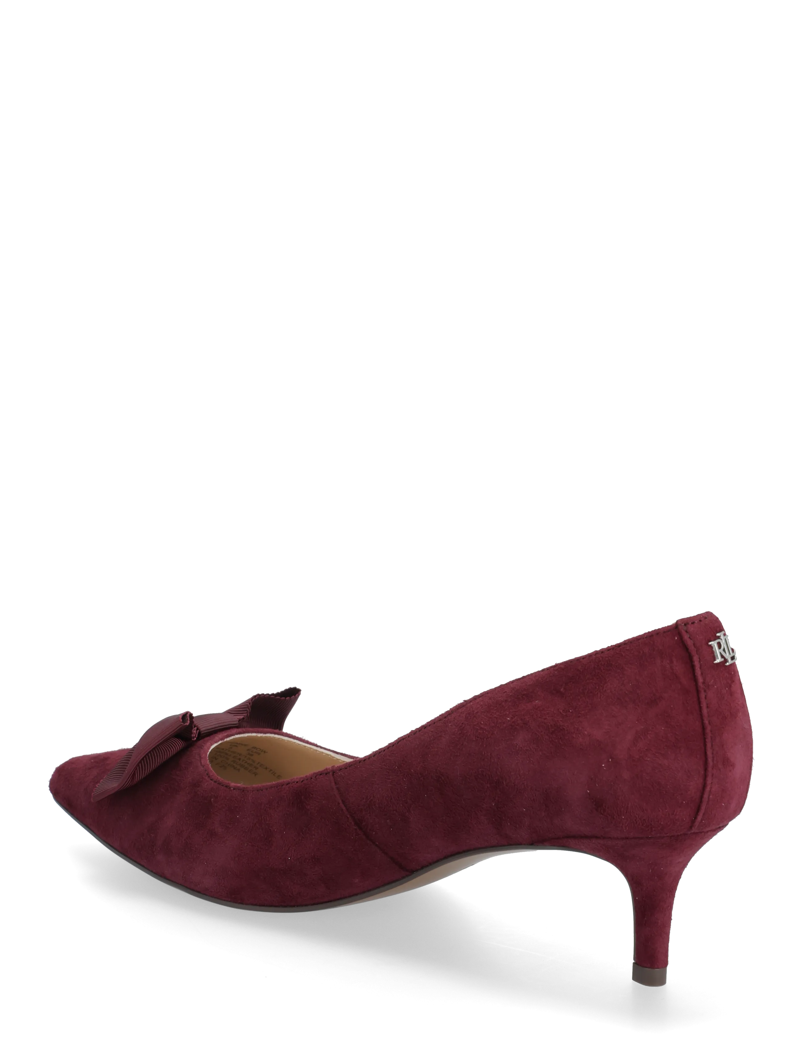 Adrienne Bow-Trim Suede Pump 3