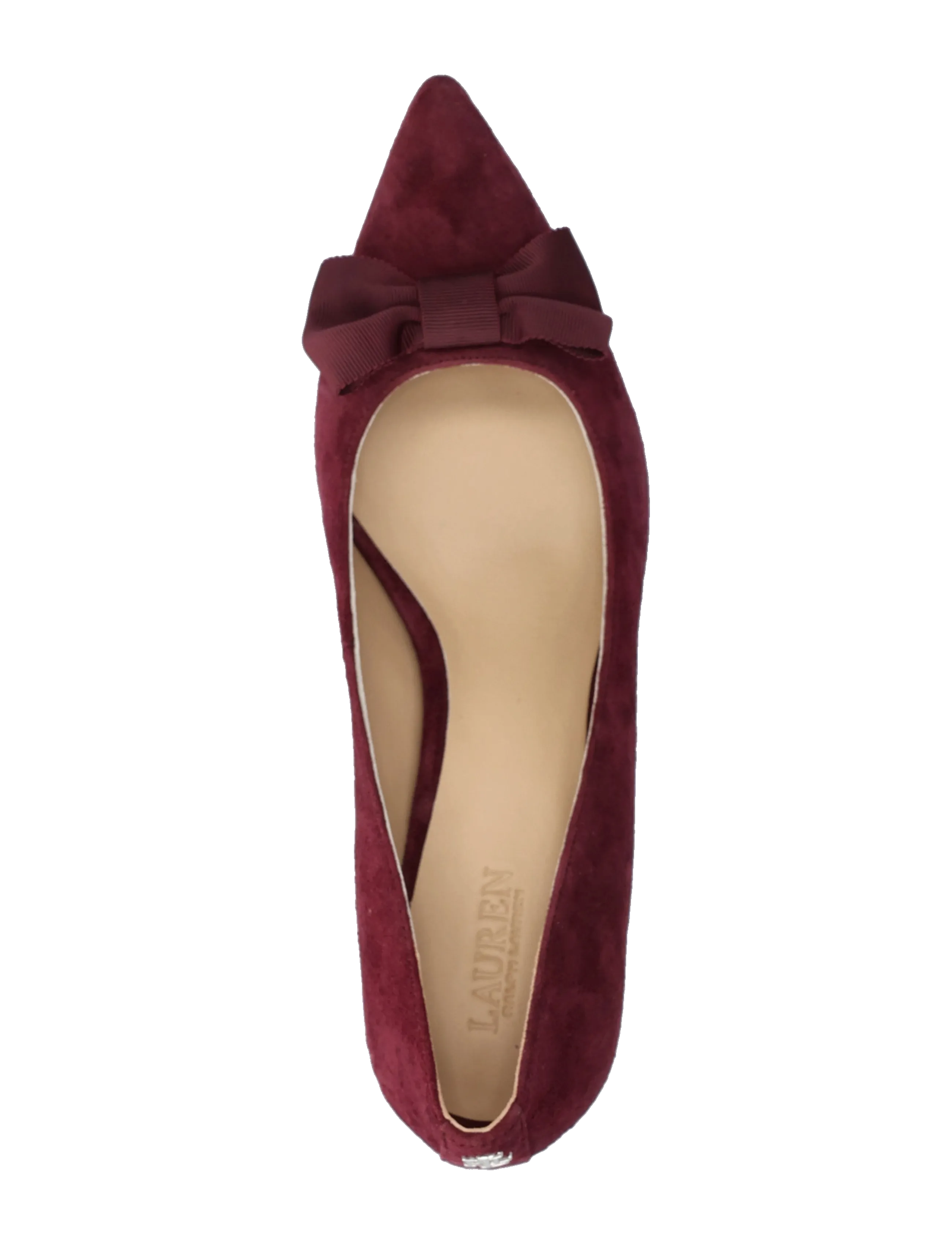 Adrienne Bow-Trim Suede Pump 4