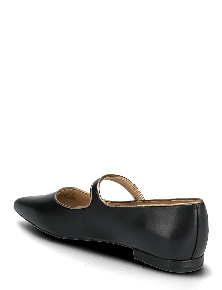 Lauren Ralph Lauren - Londyn Two-Tone Leather Mary Jane - besondere anlässe - black/antique gol - 2