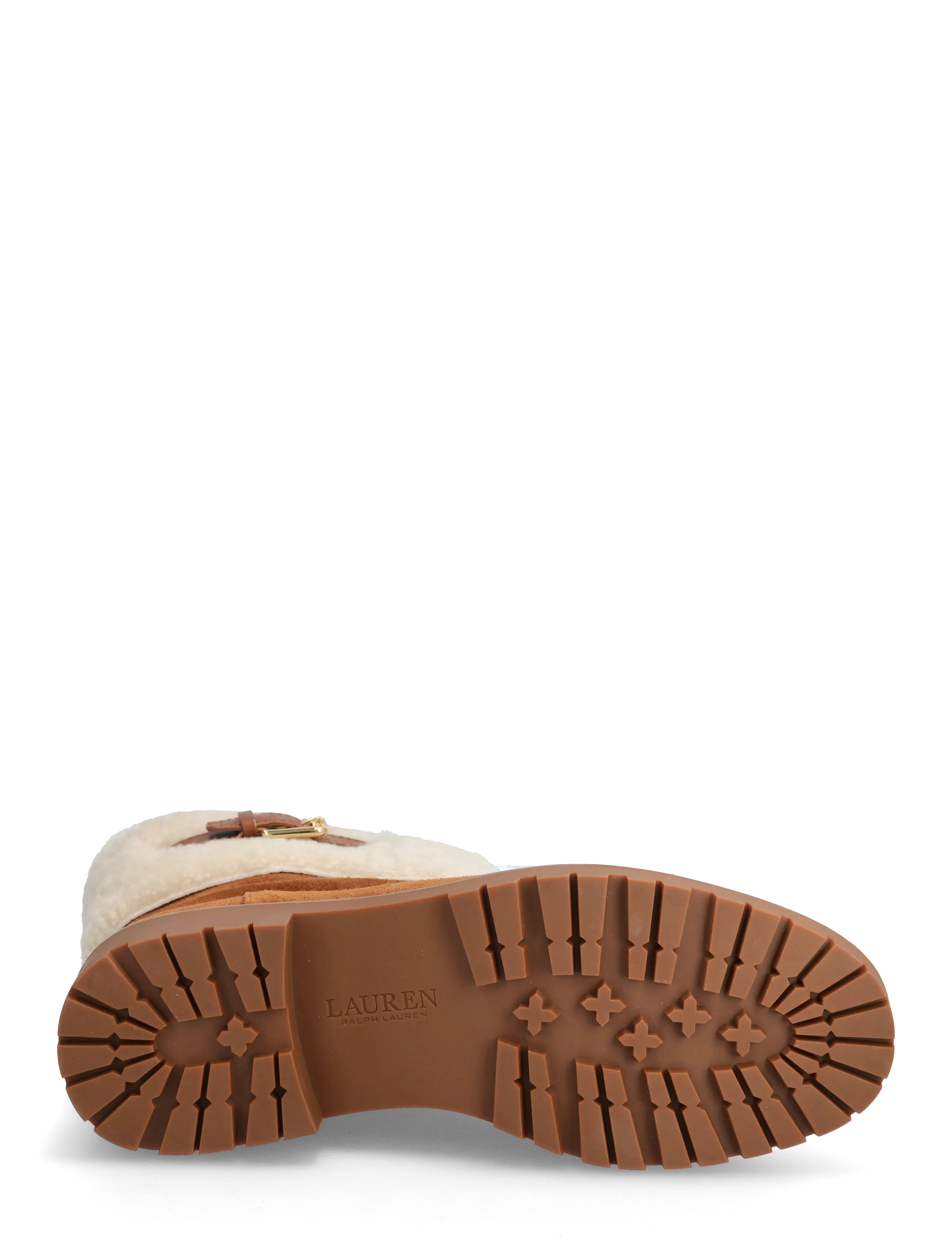 Allyson Shearling & Suede Lace-Up Bootie 5