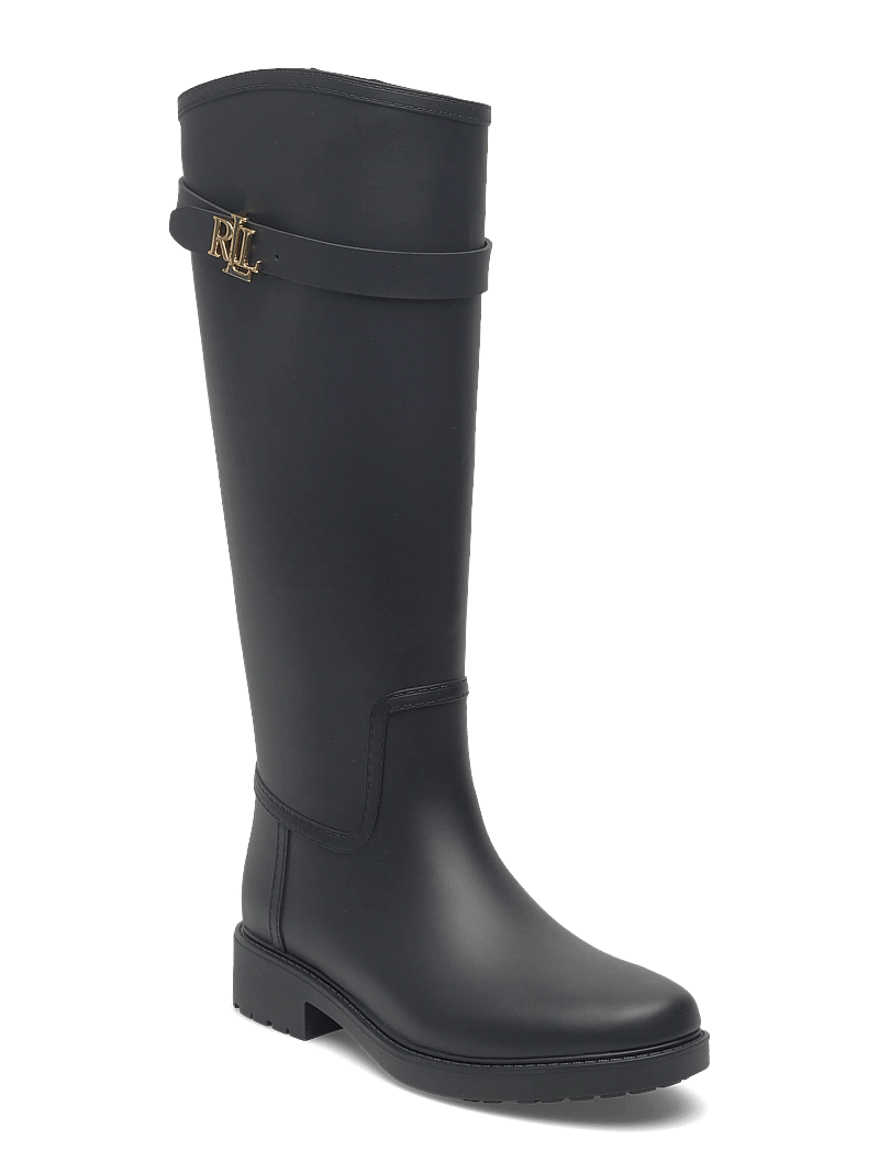 Lauren Ralph Lauren - Portiah Rubber Tall Rain Boot - stiefel - black - 0