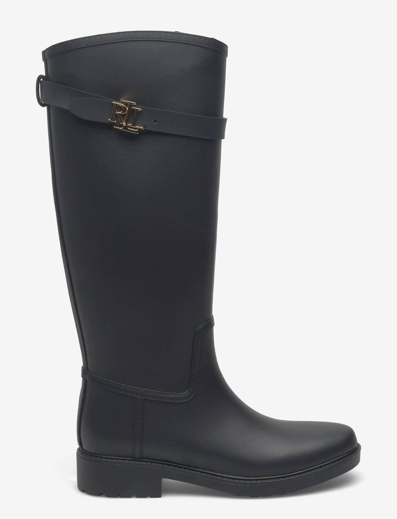 Lauren Ralph Lauren - Portiah Rubber Tall Rain Boot - stiefel - black - 1