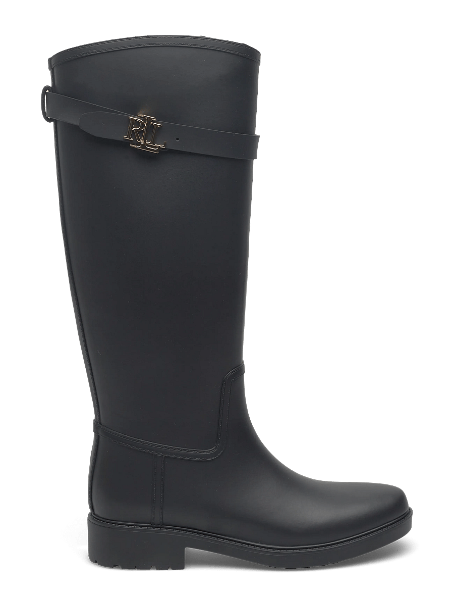 Lauren Ralph Lauren - Portiah Rubber Tall Rain Boot - alltags-style - black - 1