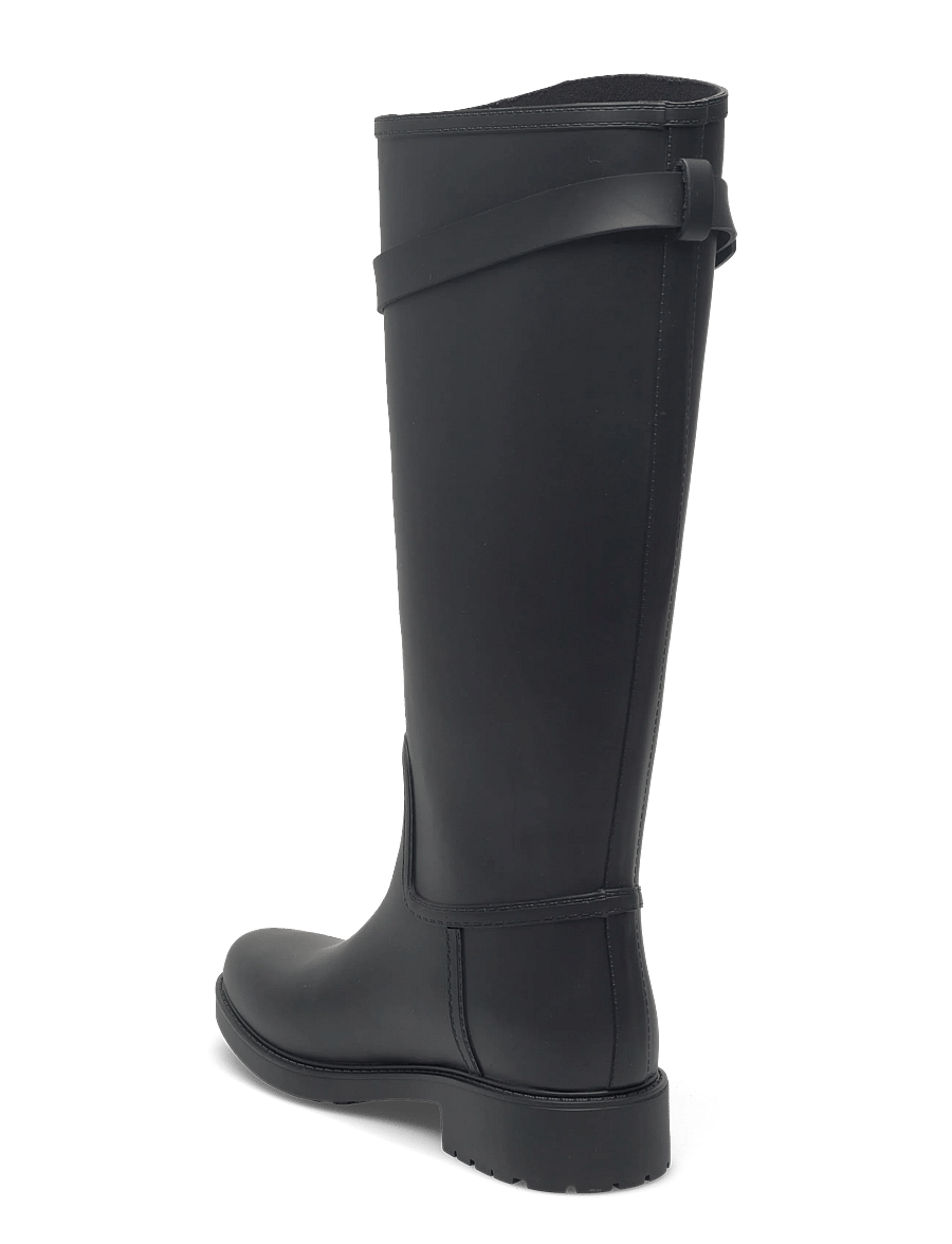 Lauren Ralph Lauren - Portiah Rubber Tall Rain Boot - alltags-style - black - 2