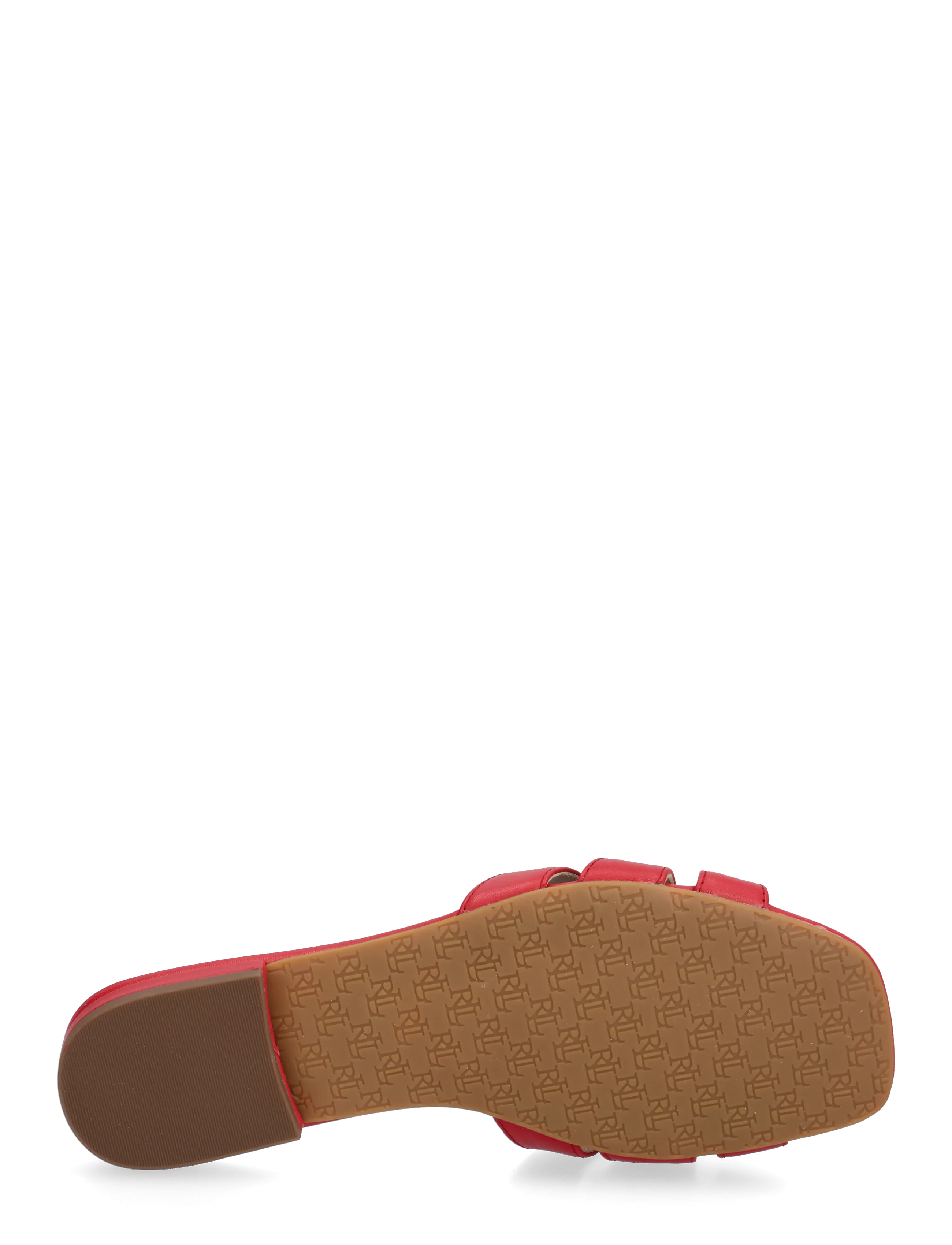 Lauren Ralph Lauren - Blaike Nappa Leather Slide Sandal - flade sandaler - festive red - 4