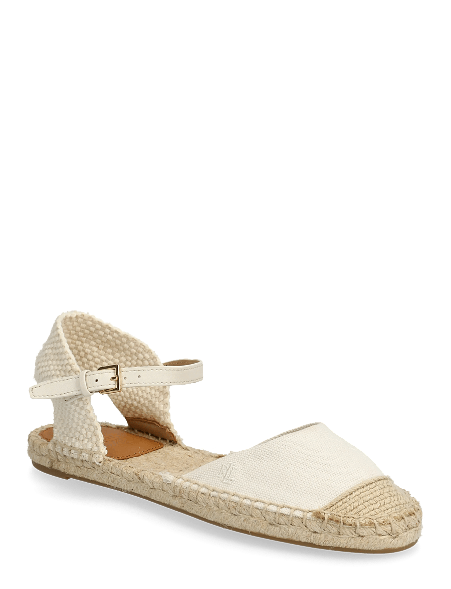 Lauren Ralph Lauren - Robby Canvas Espadrille Flat - espadrilles - soft white/soft w - 0