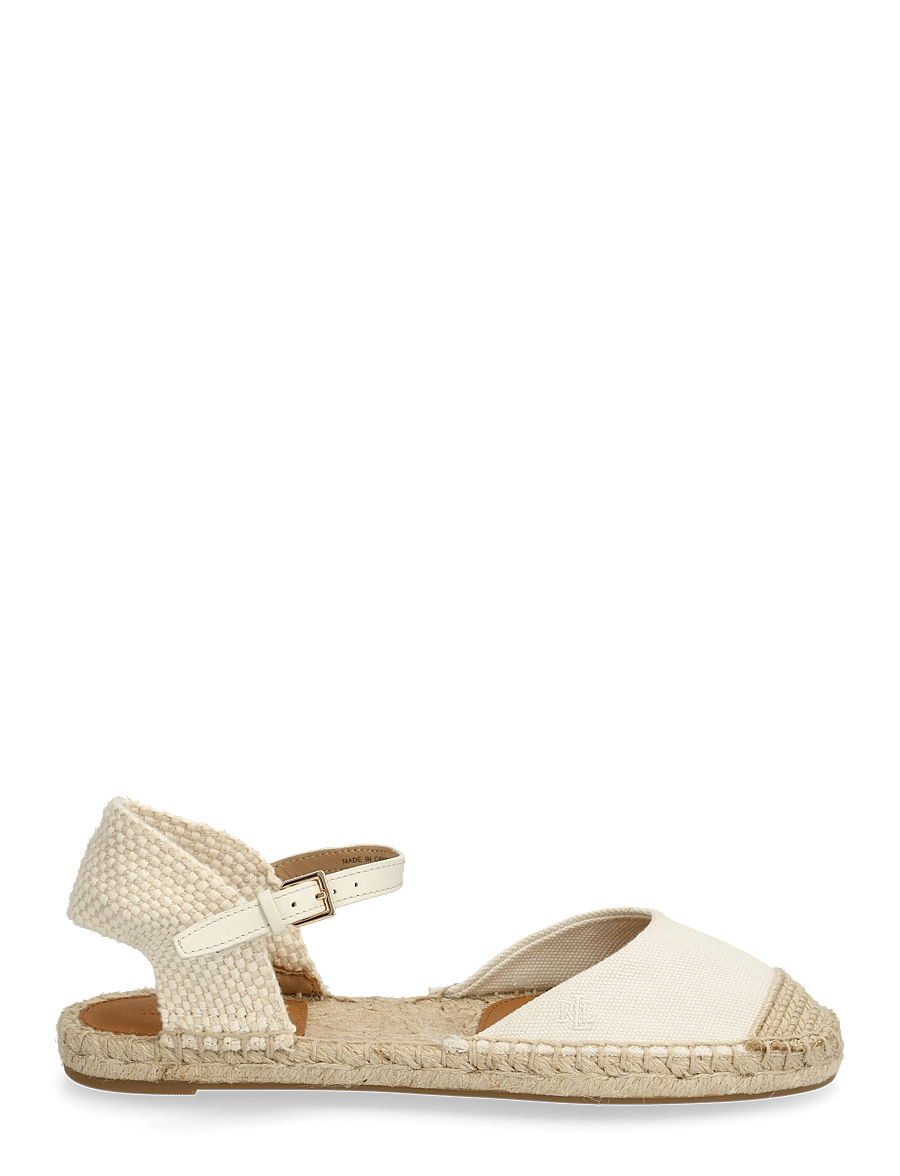 Lauren Ralph Lauren - Robby Canvas Espadrille Flat - espadrilles - soft white/soft w - 1