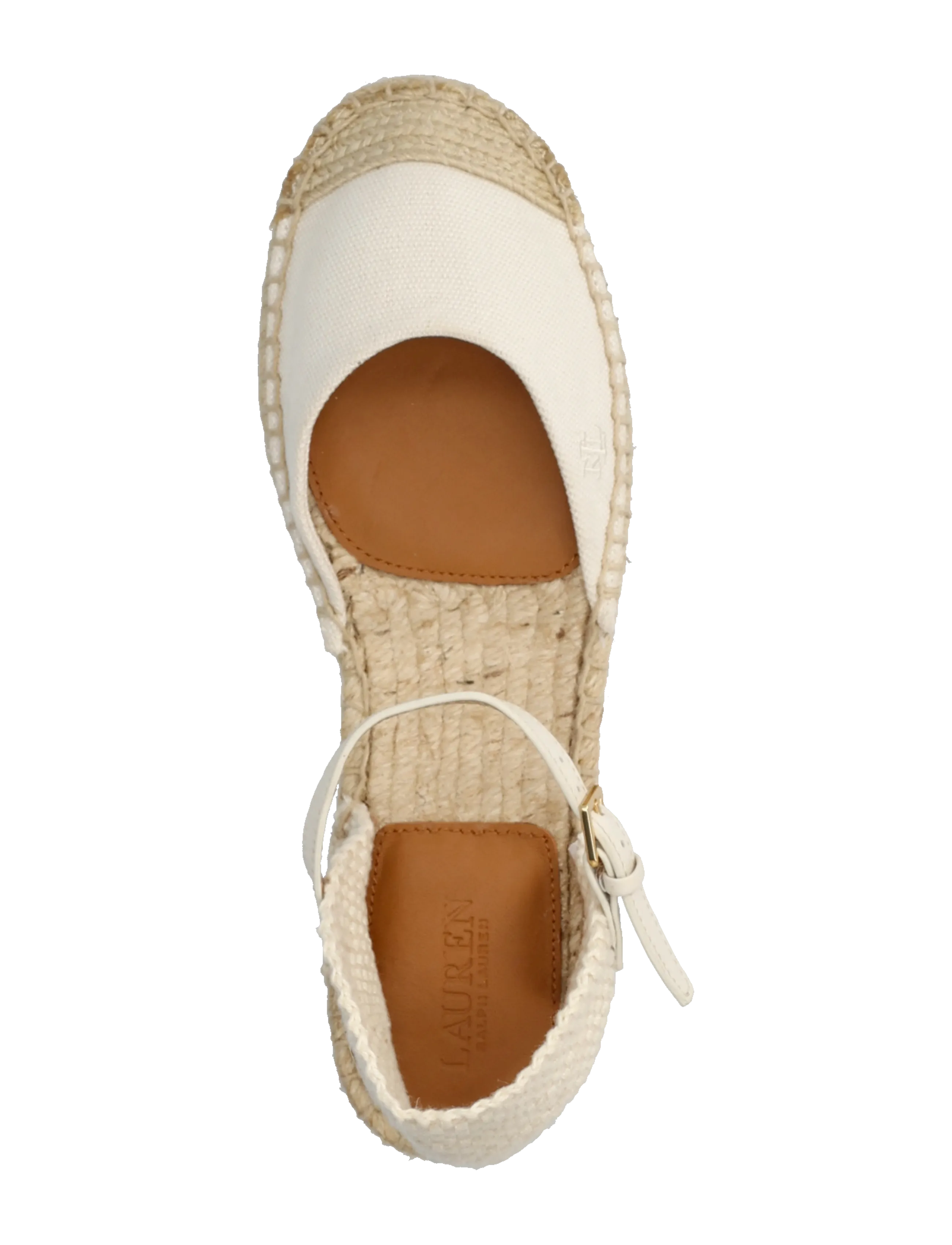 Lauren Ralph Lauren - Robby Canvas Espadrille Flat - espadrillos - soft white/soft w - 3