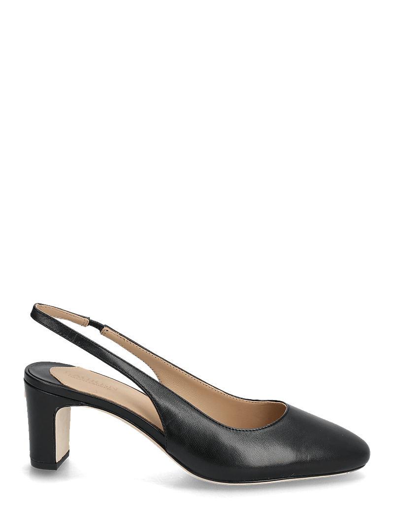 Lauren Ralph Lauren - Klaire Leather Slingback Pump - slingbacks mit absatz - black - 1