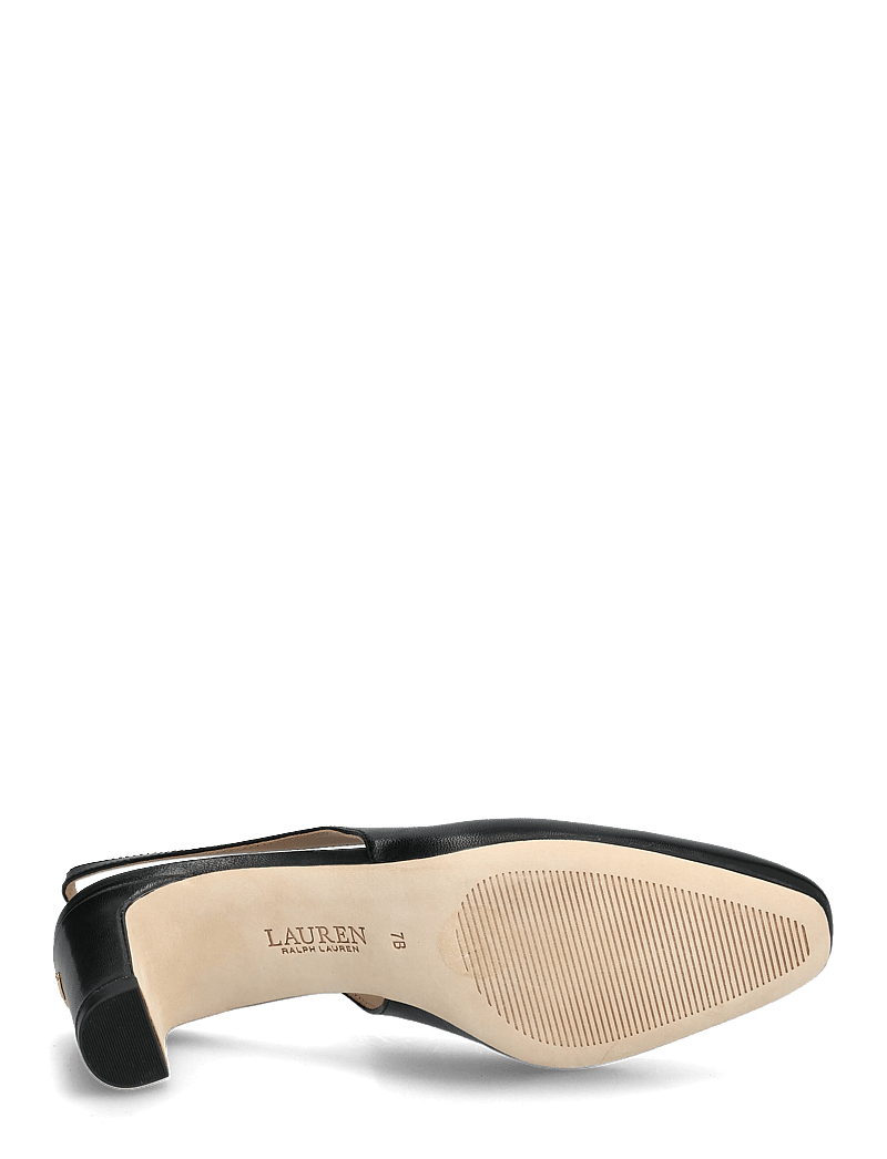 Lauren Ralph Lauren - Klaire Leather Slingback Pump - slingbacks mit absatz - black - 4