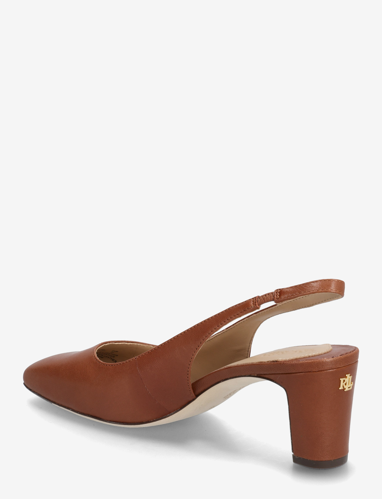 Lauren Ralph Lauren - Klaire Leather Slingback Pump - slingbacks mit absatz - lauren tan - 2
