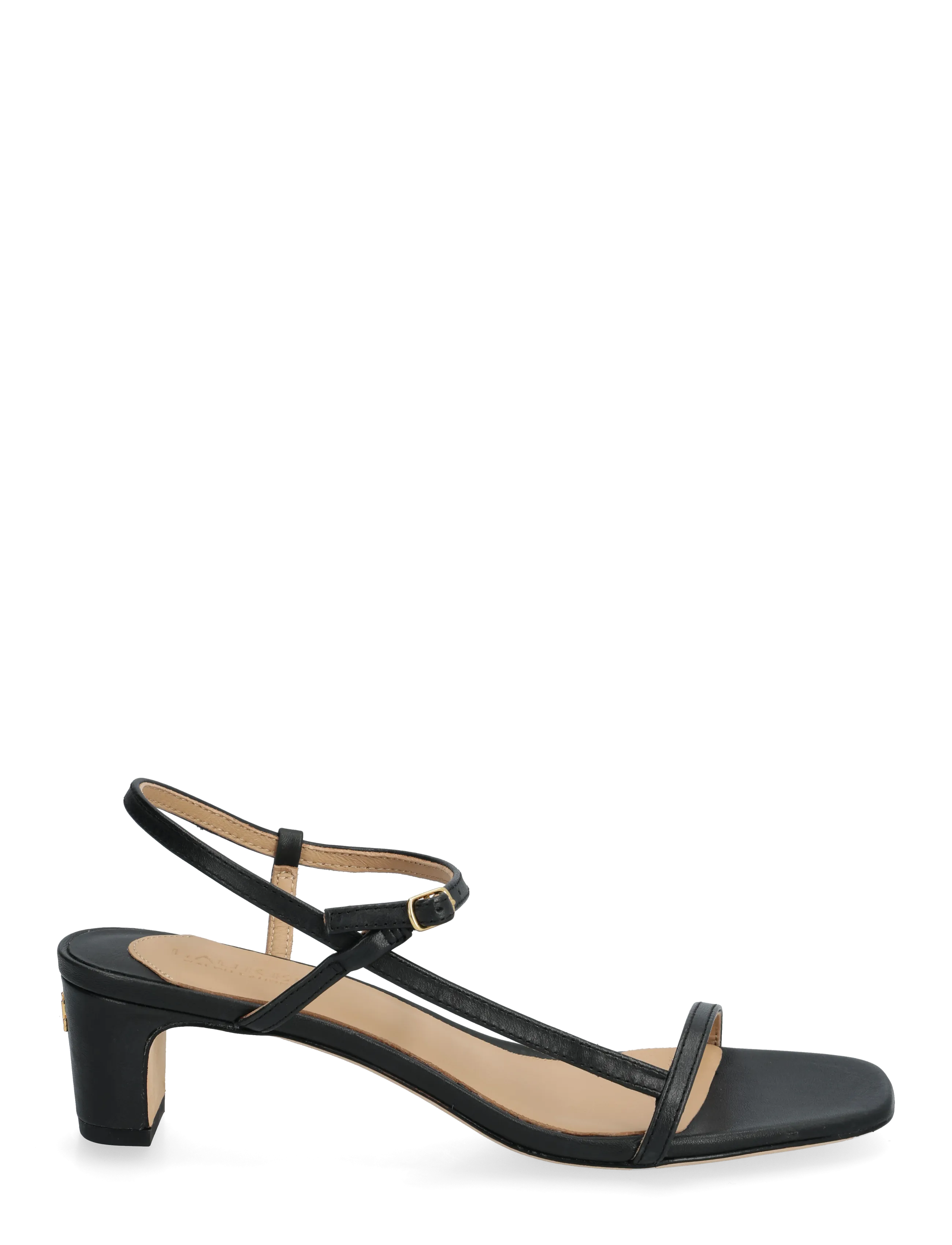 Lauren Ralph Lauren - Lainee Mid-Heel Nappa Leather Sandal - sandaler med hæl - black - 2