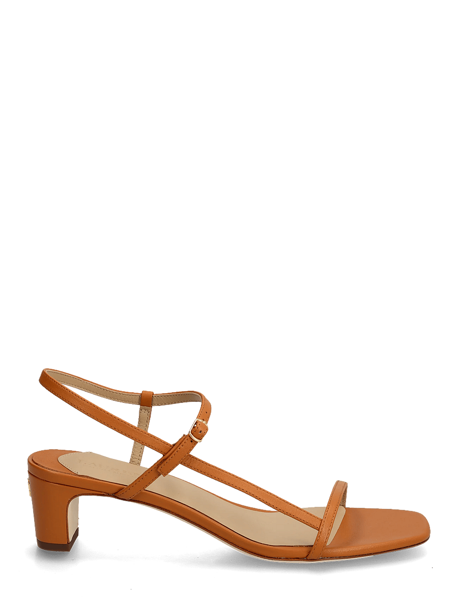 Lauren Ralph Lauren - Lainee Mid-Heel Nappa Leather Sandal - sandales à talons - classic caramel - 2