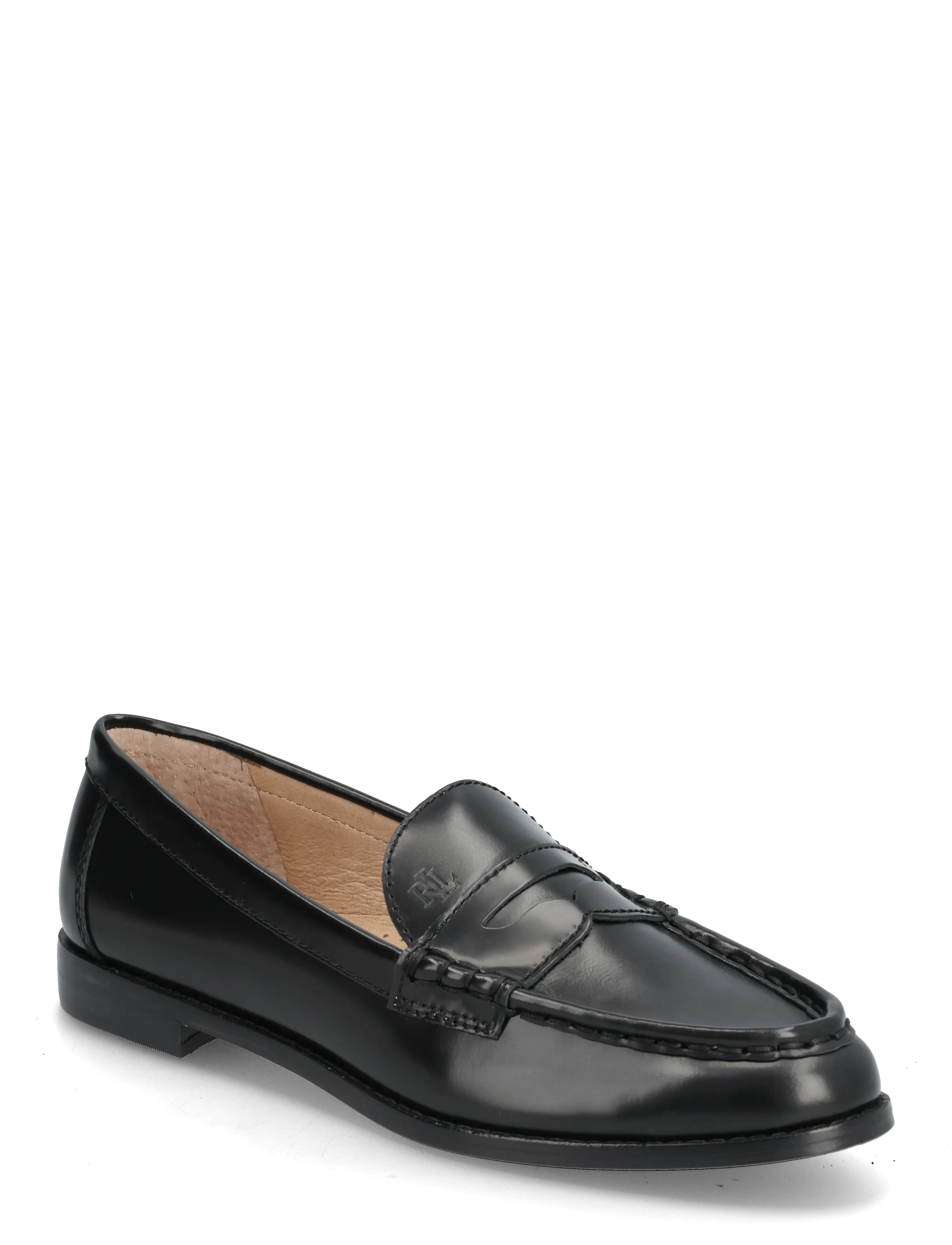 LAUREN RALPH LAUREN Wynnie Leder Loafer Schwarz - 41 - Damen