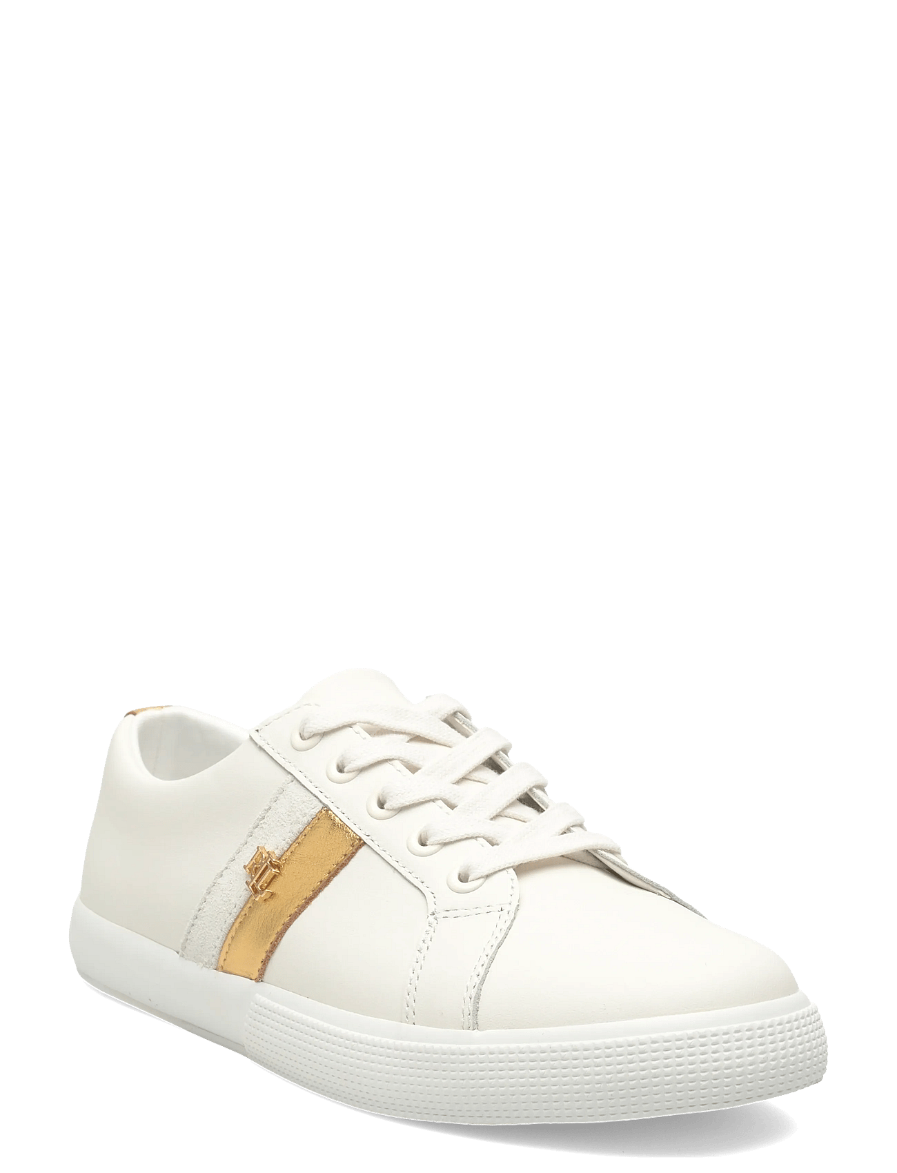 Lauren Ralph Lauren | Janson Ii Metallic-Trim Leather Sneaker | 41