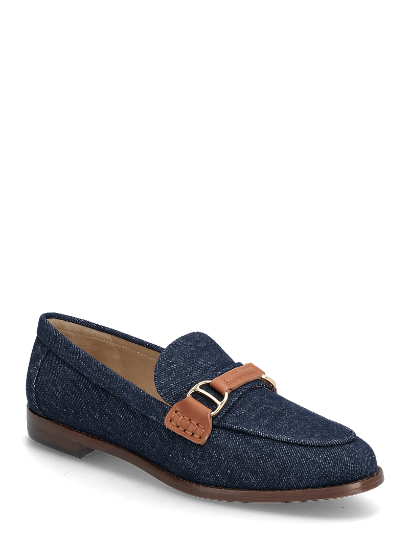 Lauren Ralph Lauren - Tasha Leather-Trim Denim Loafer - besondere anlässe - vayra wash/lauren - 0