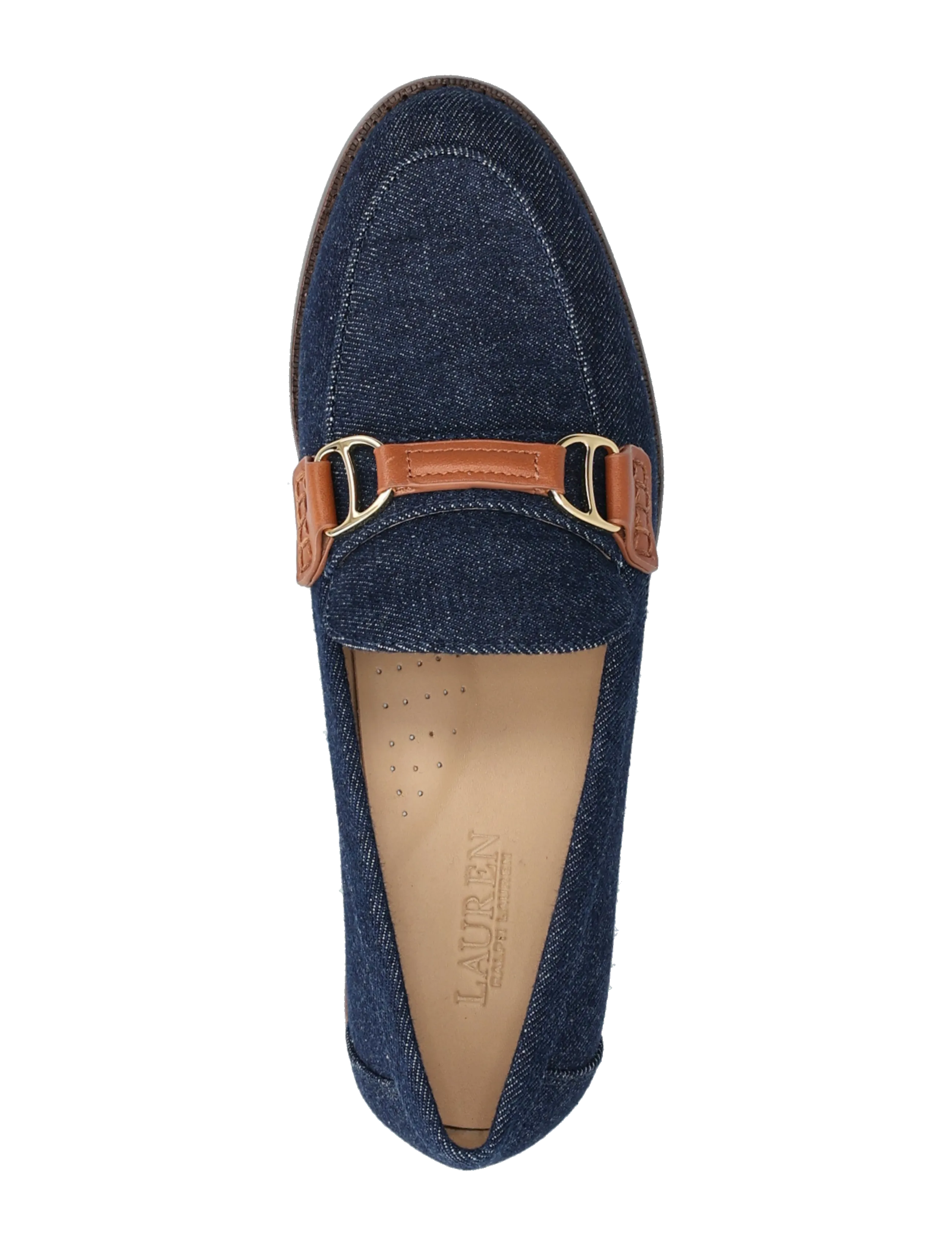 Lauren Ralph Lauren - DENIM/SMOOTH CALF-TASHA LOAFER-FL-L - fashion trends - vayra wash/lauren - 3