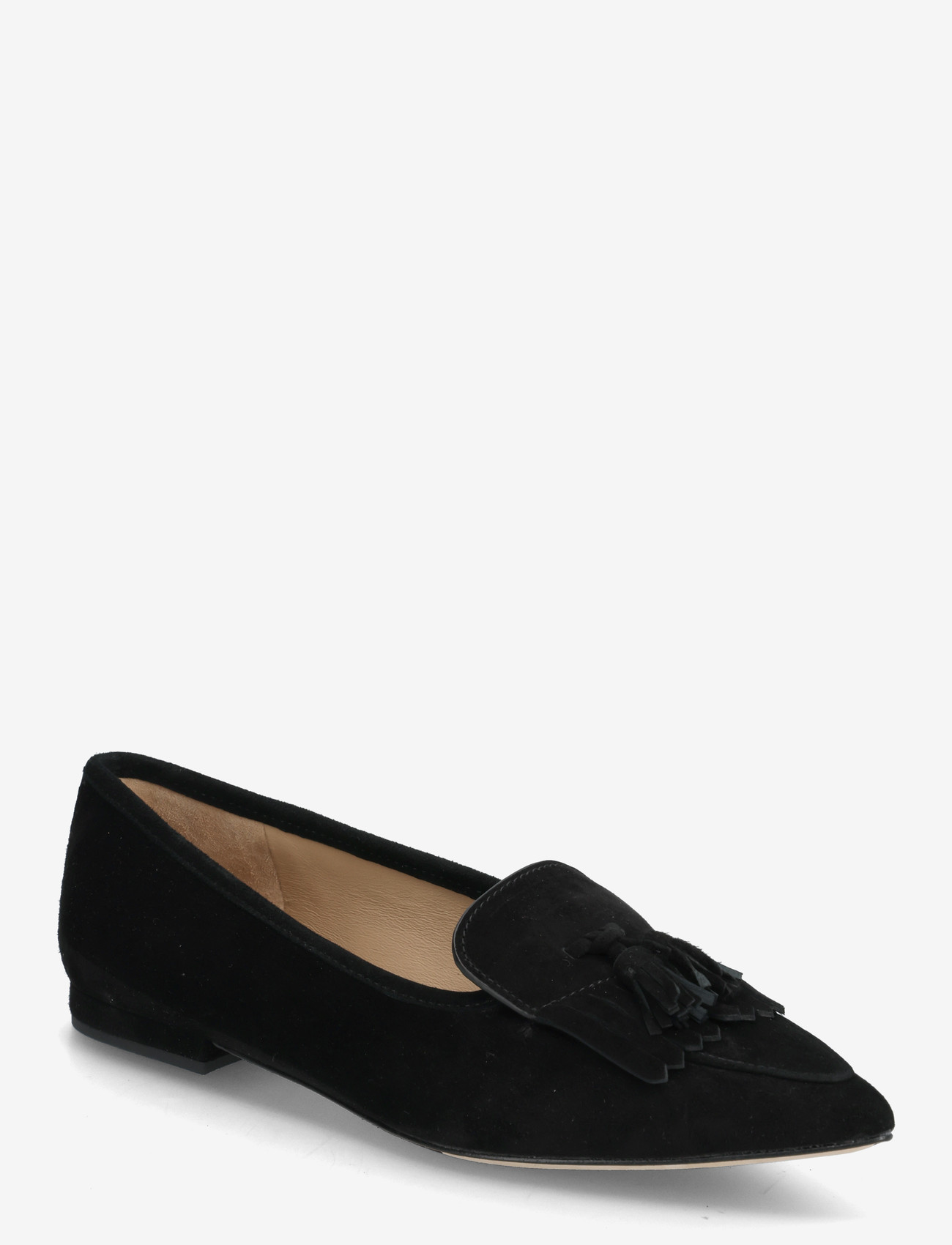 Lauren Ralph Lauren - Londyn Sheep-Suede Kiltie Ballet Flat - erityistilaisuudet - black - 0