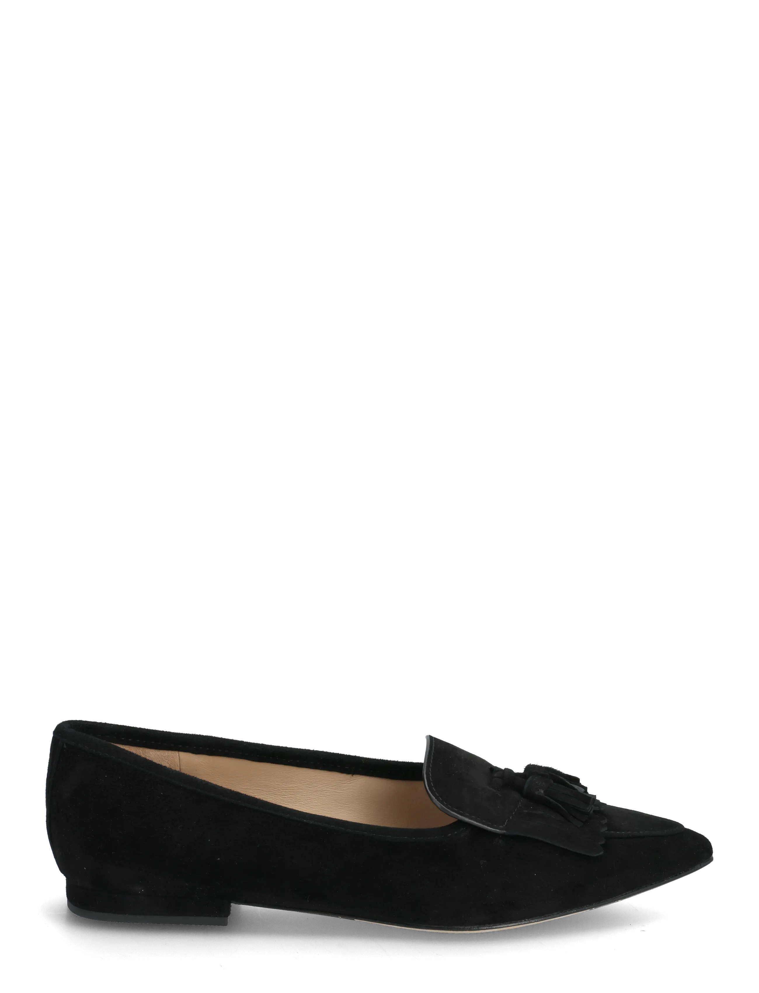 Lauren Ralph Lauren - Londyn Sheep-Suede Kiltie Ballet Flat - modetrends - black - 1