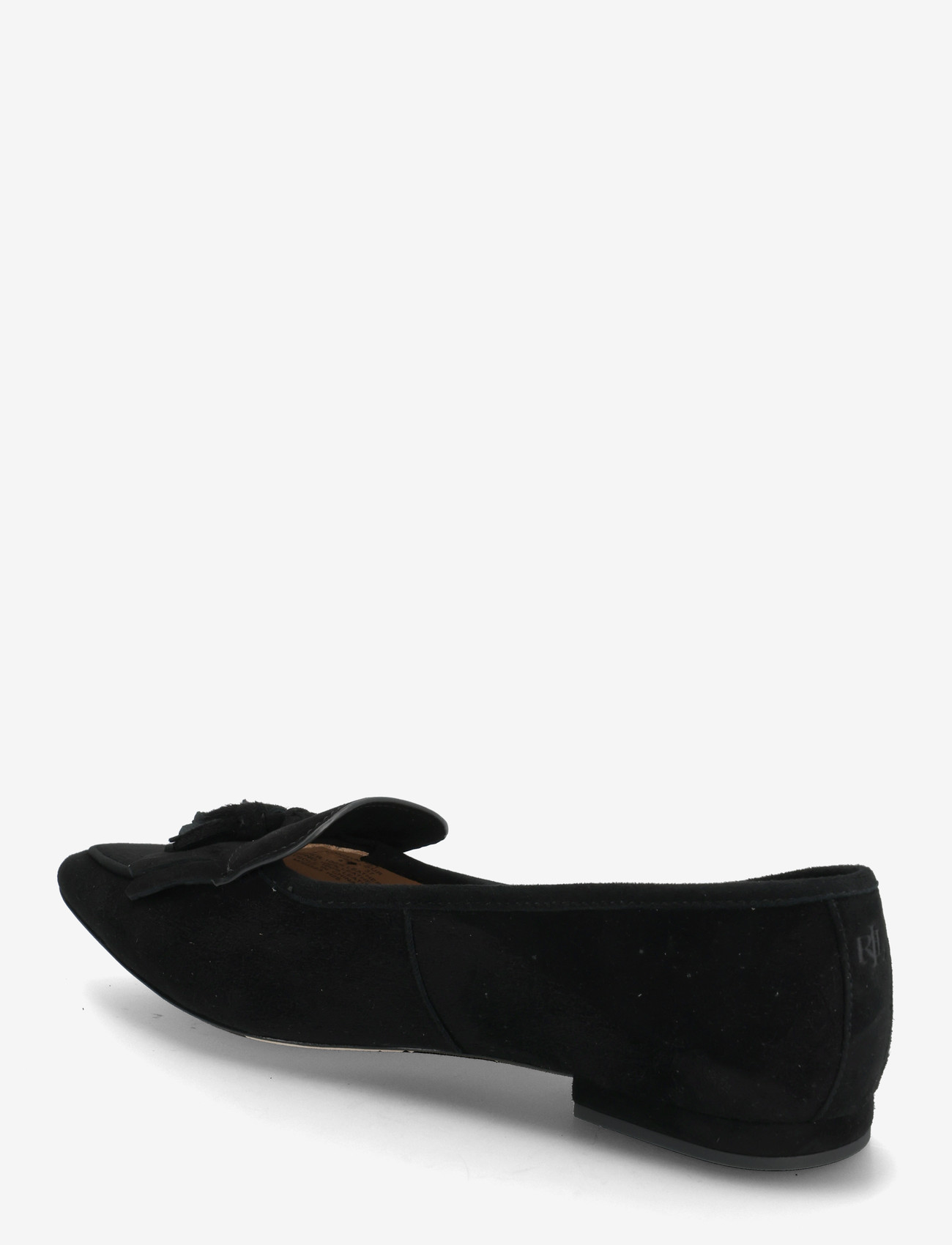 Lauren Ralph Lauren - Londyn Sheep-Suede Kiltie Ballet Flat - erityistilaisuudet - black - 2