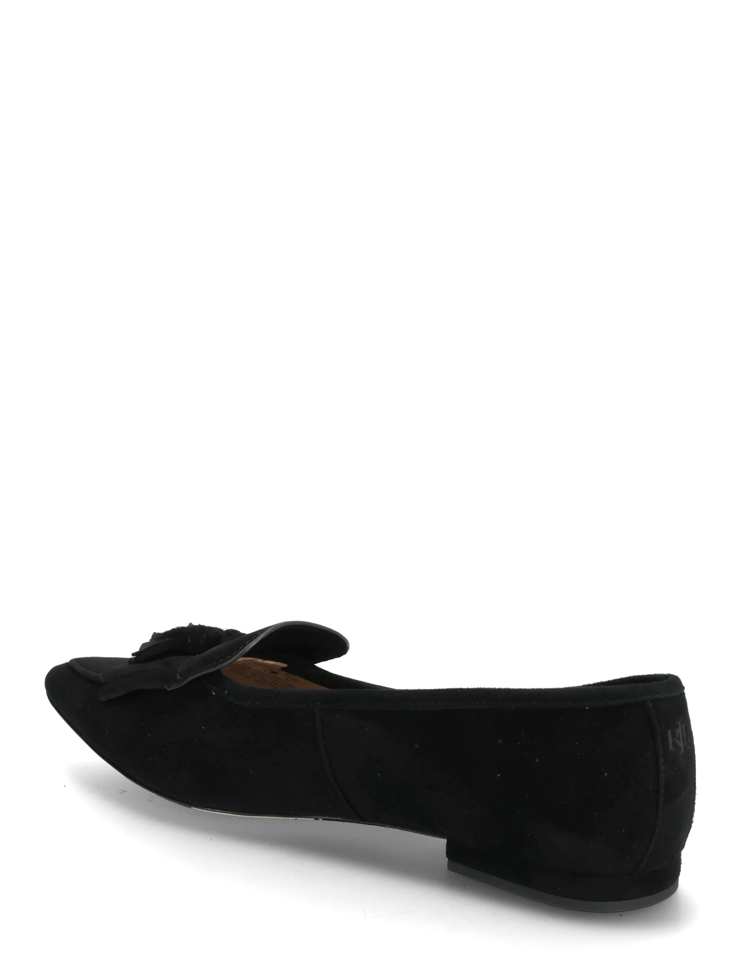 Lauren Ralph Lauren - Londyn Sheep-Suede Kiltie Ballet Flat - modetrends - black - 2