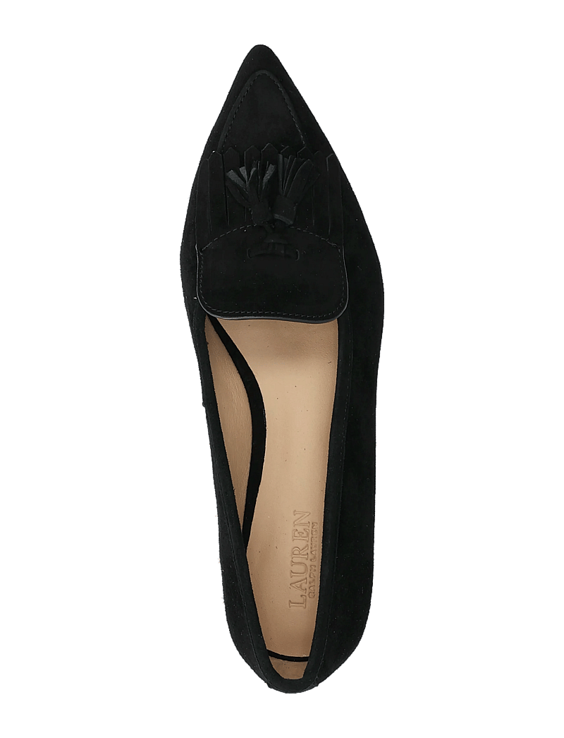 Lauren Ralph Lauren - Londyn Sheep-Suede Kiltie Ballet Flat - speciella tillfällen - black - 3