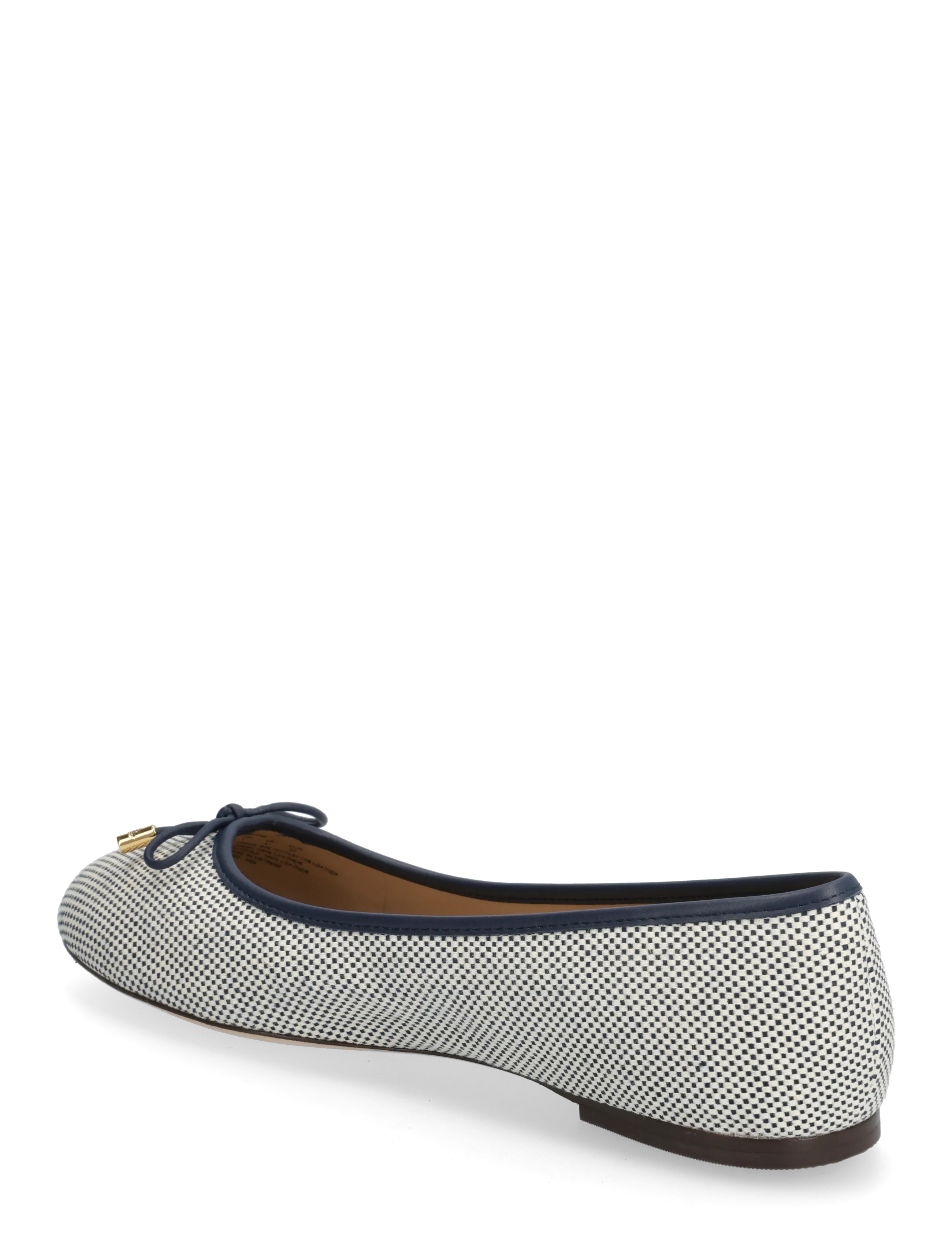 Lauren Ralph Lauren - Jayna Cross-Dyed Canvas Flat - særlige begivenheder - natural/rfnd navy - 2
