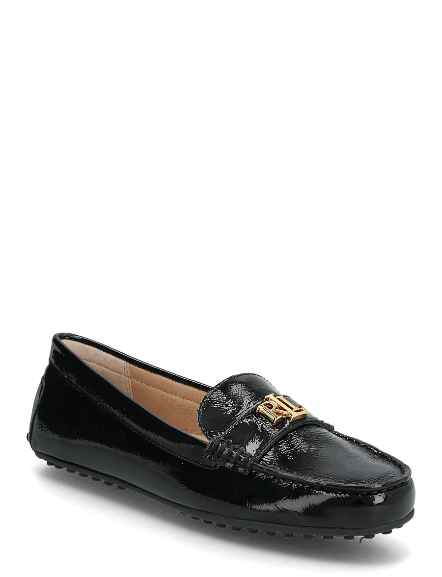 Lauren Ralph Lauren - Barnsbury Crinkle Patent Leather Driver - modetrends - black - 0