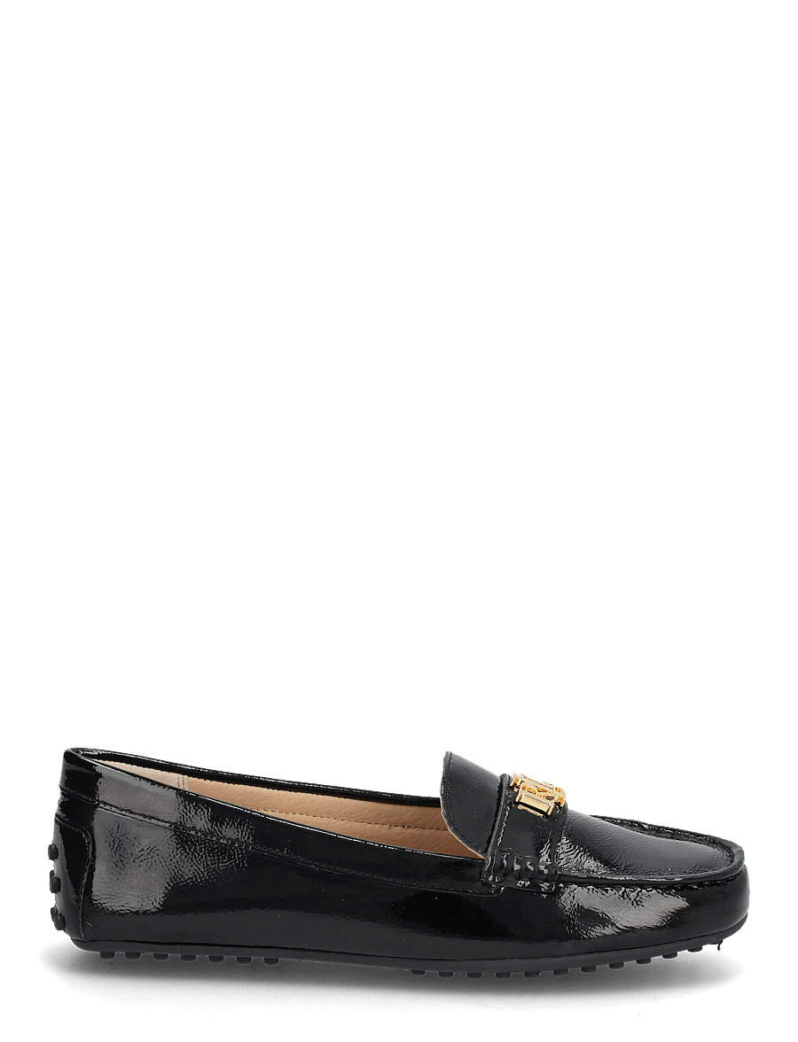 Lauren Ralph Lauren - Barnsbury Crinkle Patent Leather Driver - modetrends - black - 1