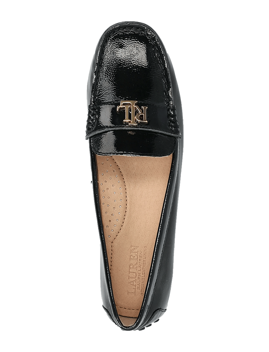 Lauren Ralph Lauren - Barnsbury Crinkle Patent Leather Driver - modetrends - black - 3