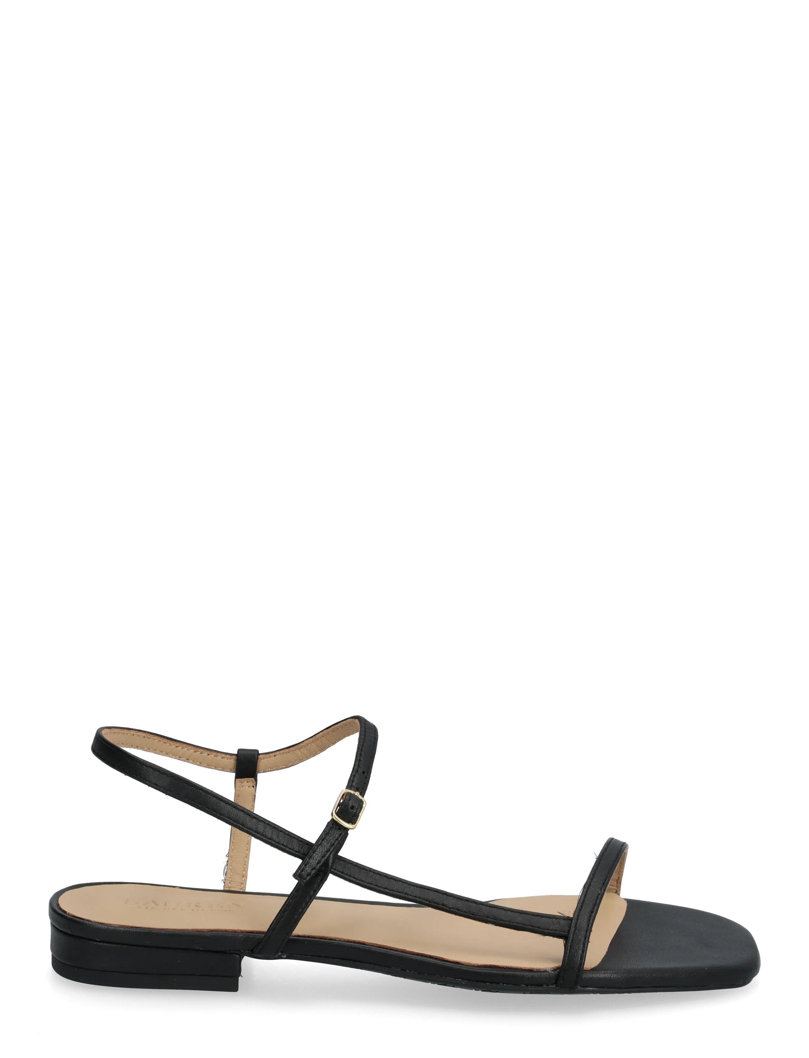 Lauren Ralph Lauren - Lainee Nappa Leather Sandal - flache sandalen - black - 1