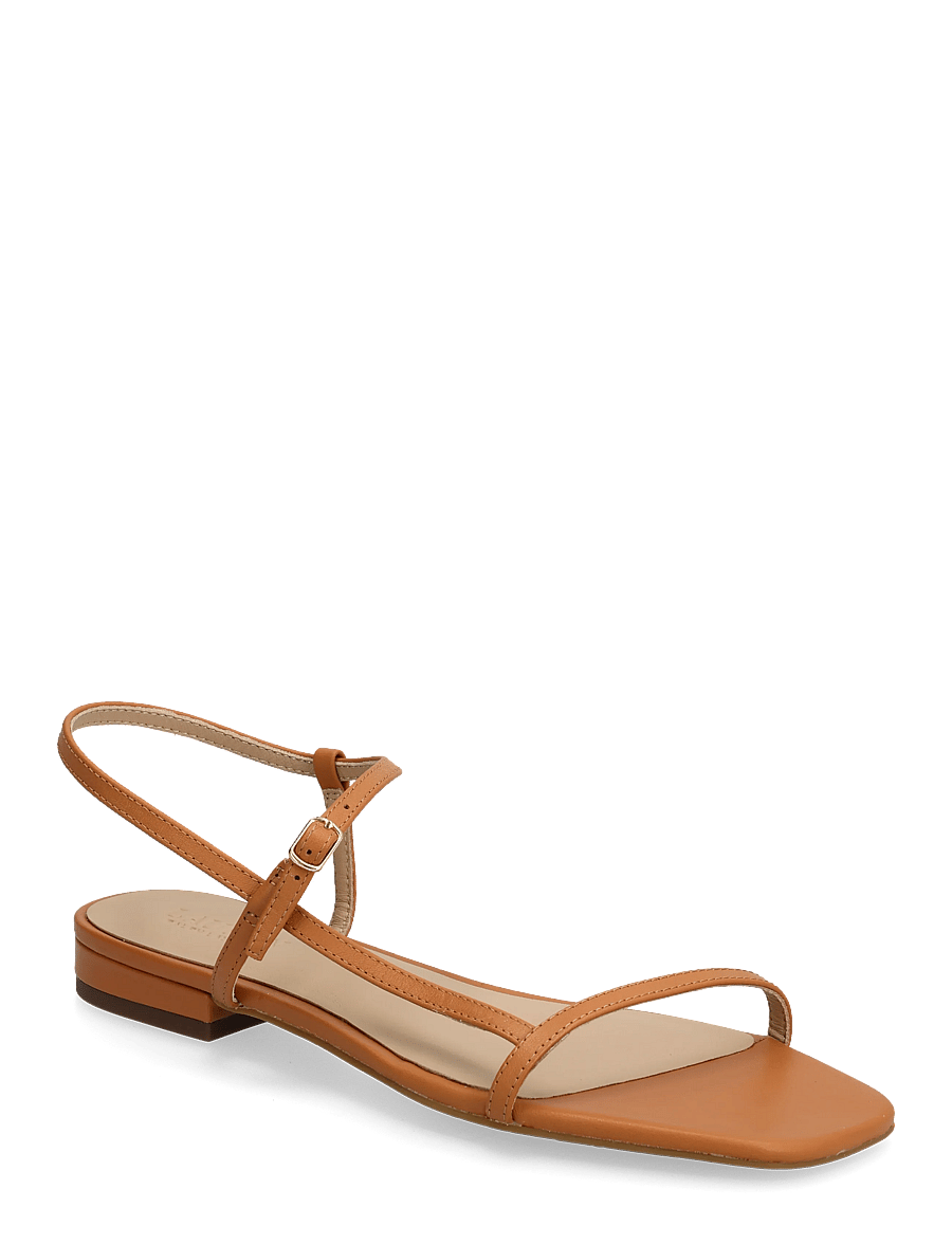 Lauren Ralph Lauren - Lainee Nappa Leather Sandal - flache sandalen - classic caramel - 0