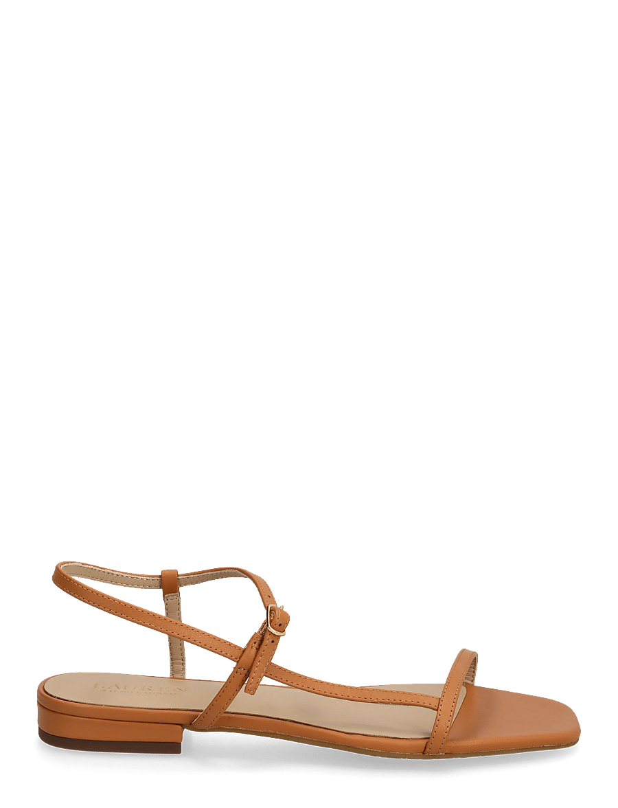 Lauren Ralph Lauren - Lainee Nappa Leather Sandal - flache sandalen - classic caramel - 1
