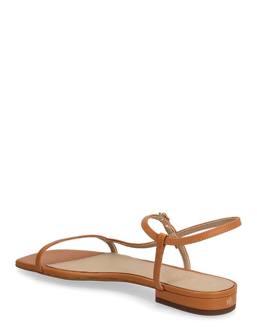 Lauren Ralph Lauren - Lainee Nappa Leather Sandal - flache sandalen - classic caramel - 2