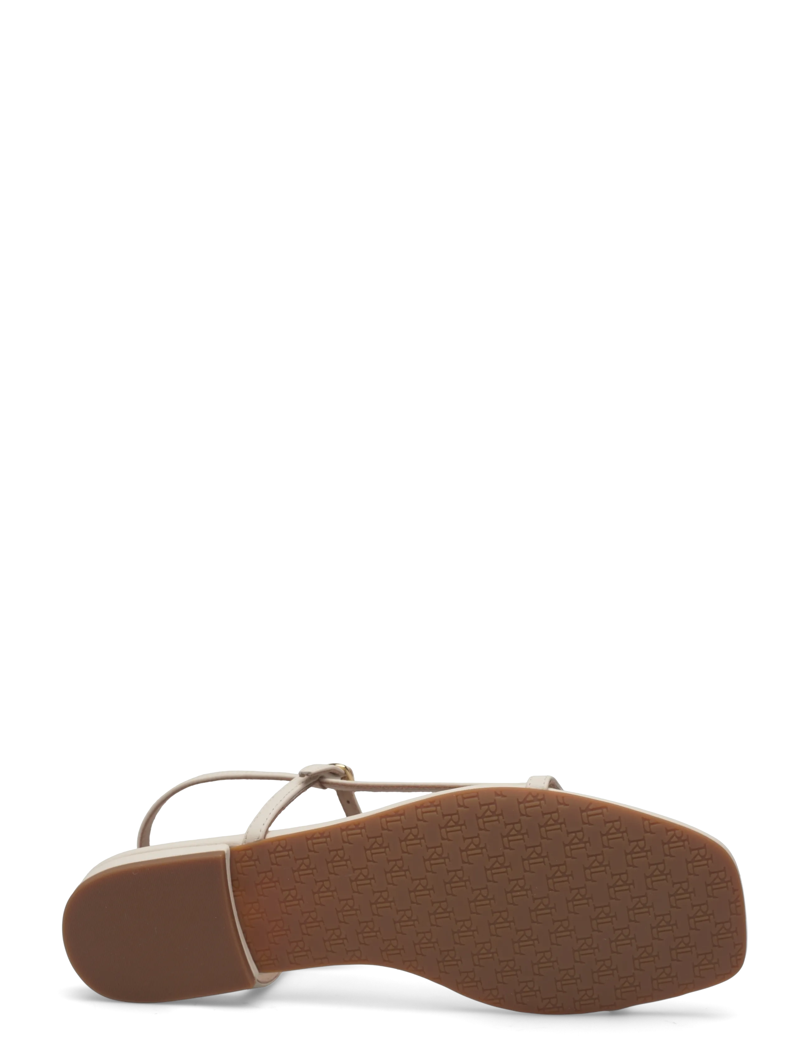 Lauren Ralph Lauren - Lainee Nappa Leather Sandal - flat sandals - soft white - 4