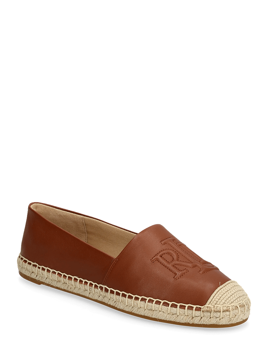 Lauren Ralph Lauren - Cameryn Nappa Leather Espadrille - espadrilles - lauren tan - 0