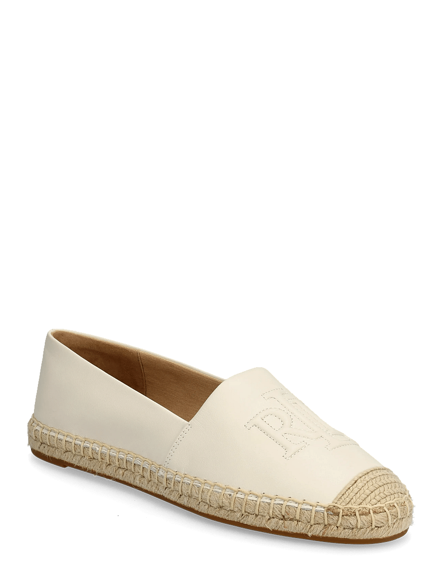 Lauren Ralph Lauren - Cameryn Nappa Leather Espadrille - espadrilles - soft white - 0