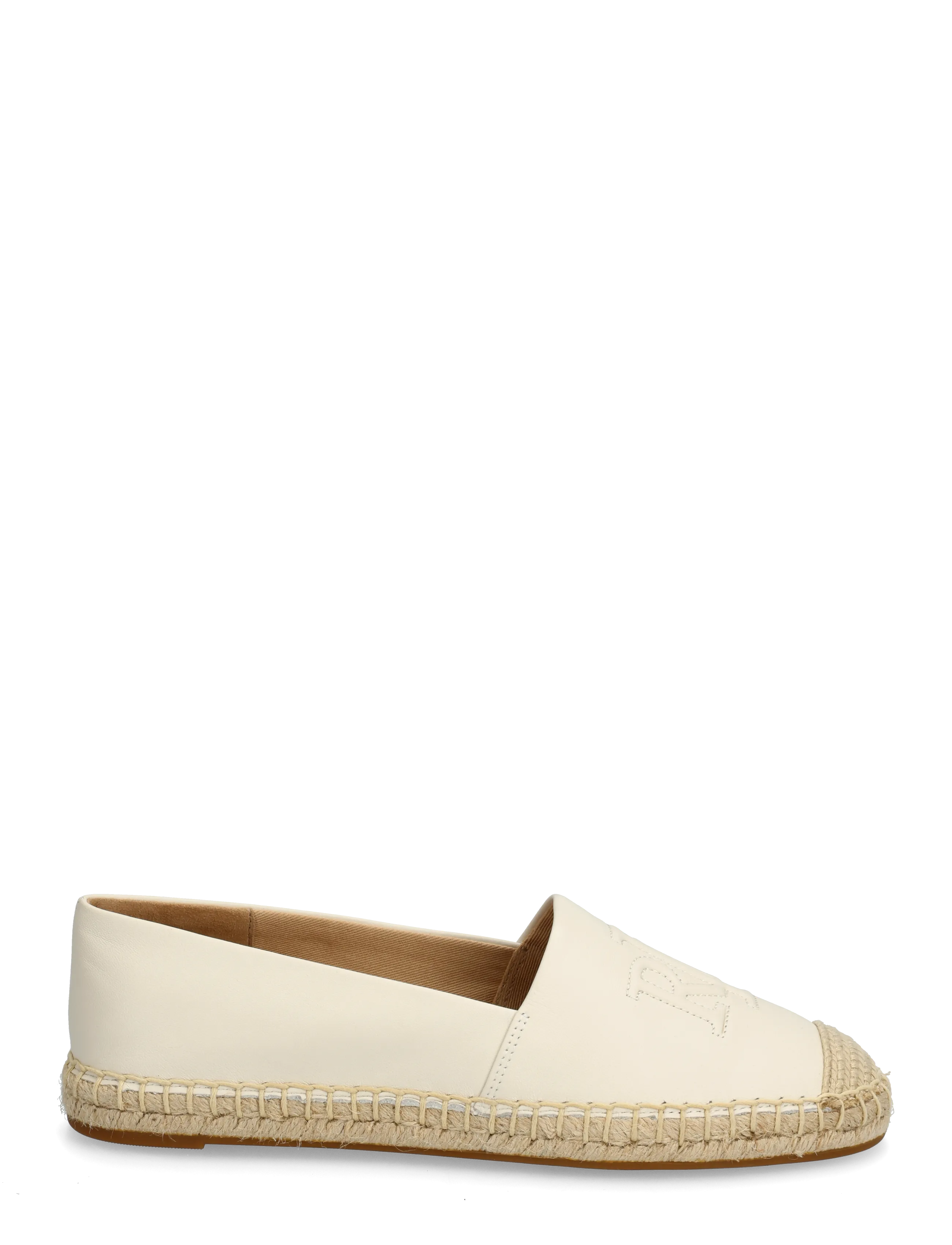 Lauren Ralph Lauren - Cameryn Nappa Leather Espadrille - espadrilles - soft white - 1