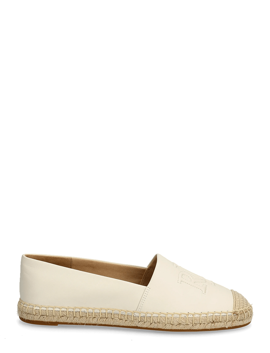 Lauren Ralph Lauren - Cameryn Nappa Leather Espadrille - espadrilles - soft white - 1