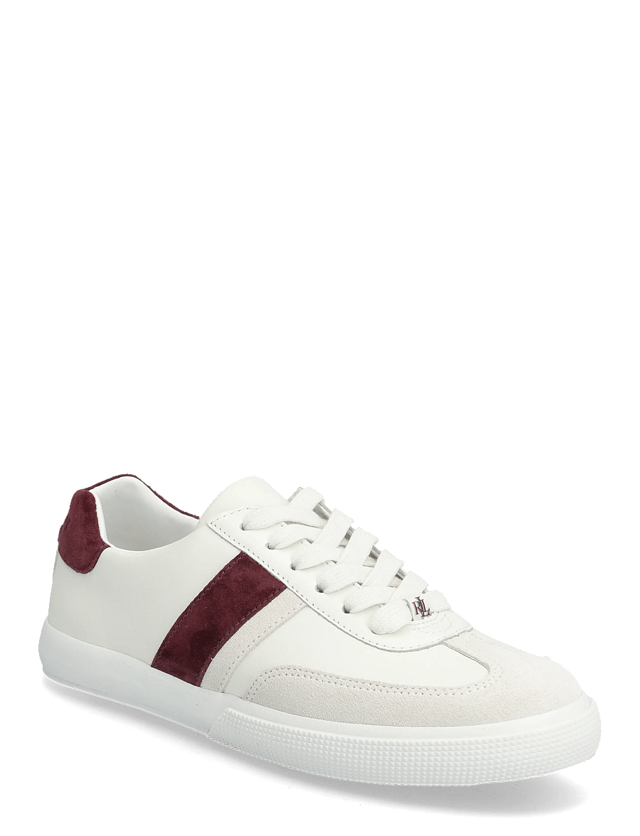 Lauren Ralph Lauren - Two-Tone Braylee Leather & Suede Sneaker - konfirmation - snw wht/bianco/dr - 0