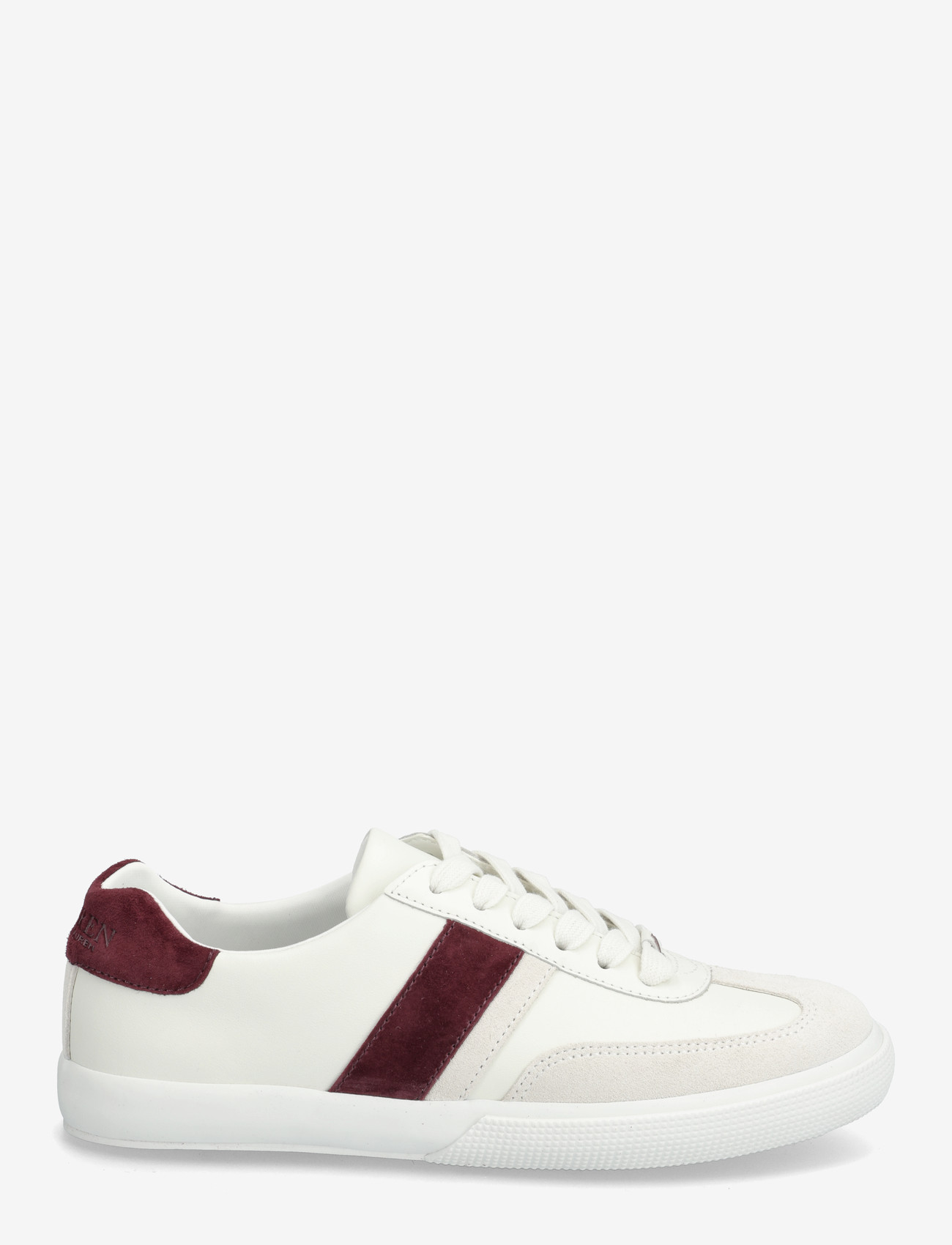 Lauren Ralph Lauren - Two-Tone Braylee Leather & Suede Sneaker - konfirmation - snw wht/bianco/dr - 1