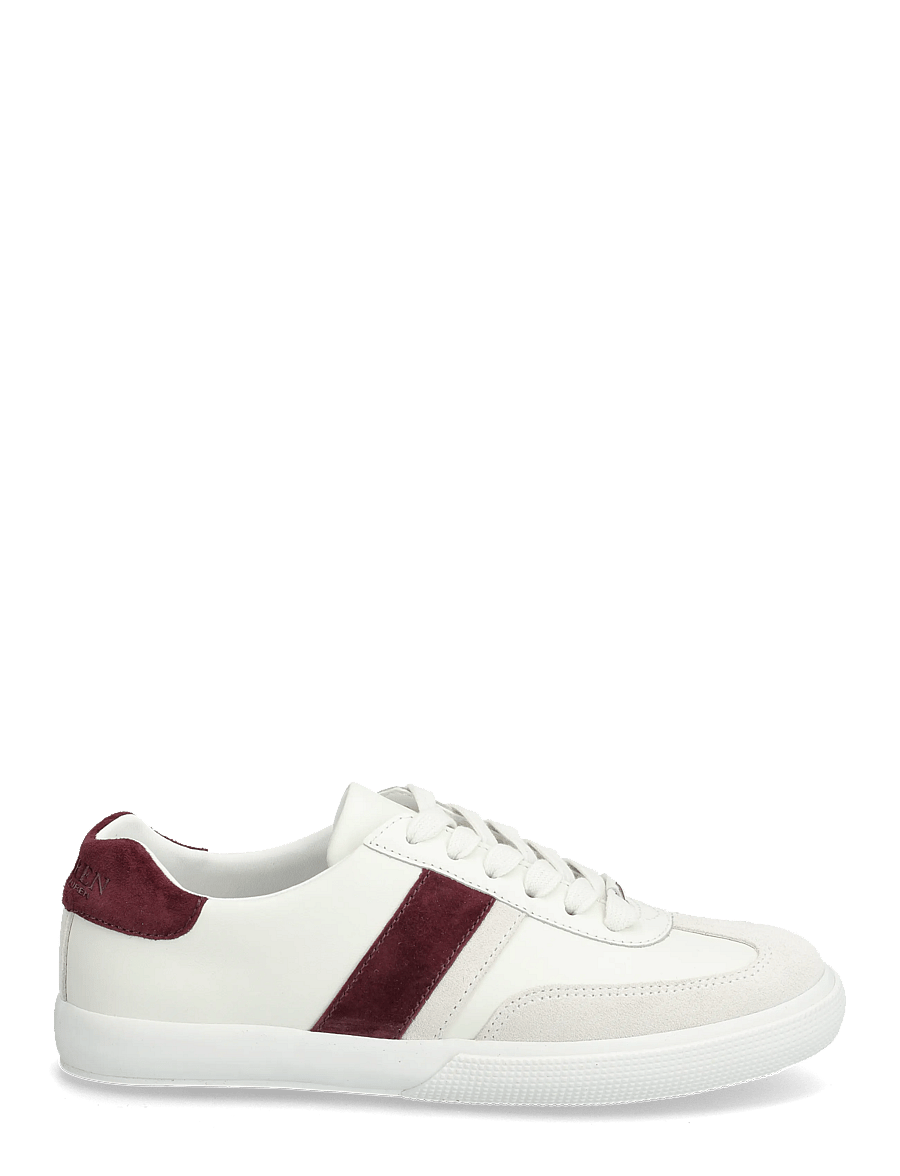 Lauren Ralph Lauren - Two-Tone Braylee Leather & Suede Sneaker - konfirmation - snw wht/bianco/dr - 1