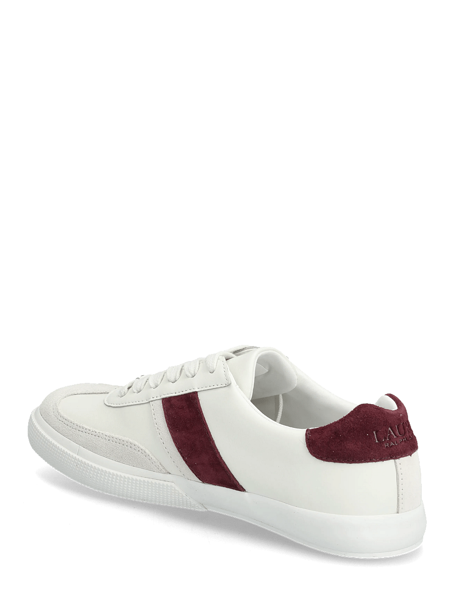 Lauren Ralph Lauren - Two-Tone Braylee Leather & Suede Sneaker - konfirmation - snw wht/bianco/dr - 2