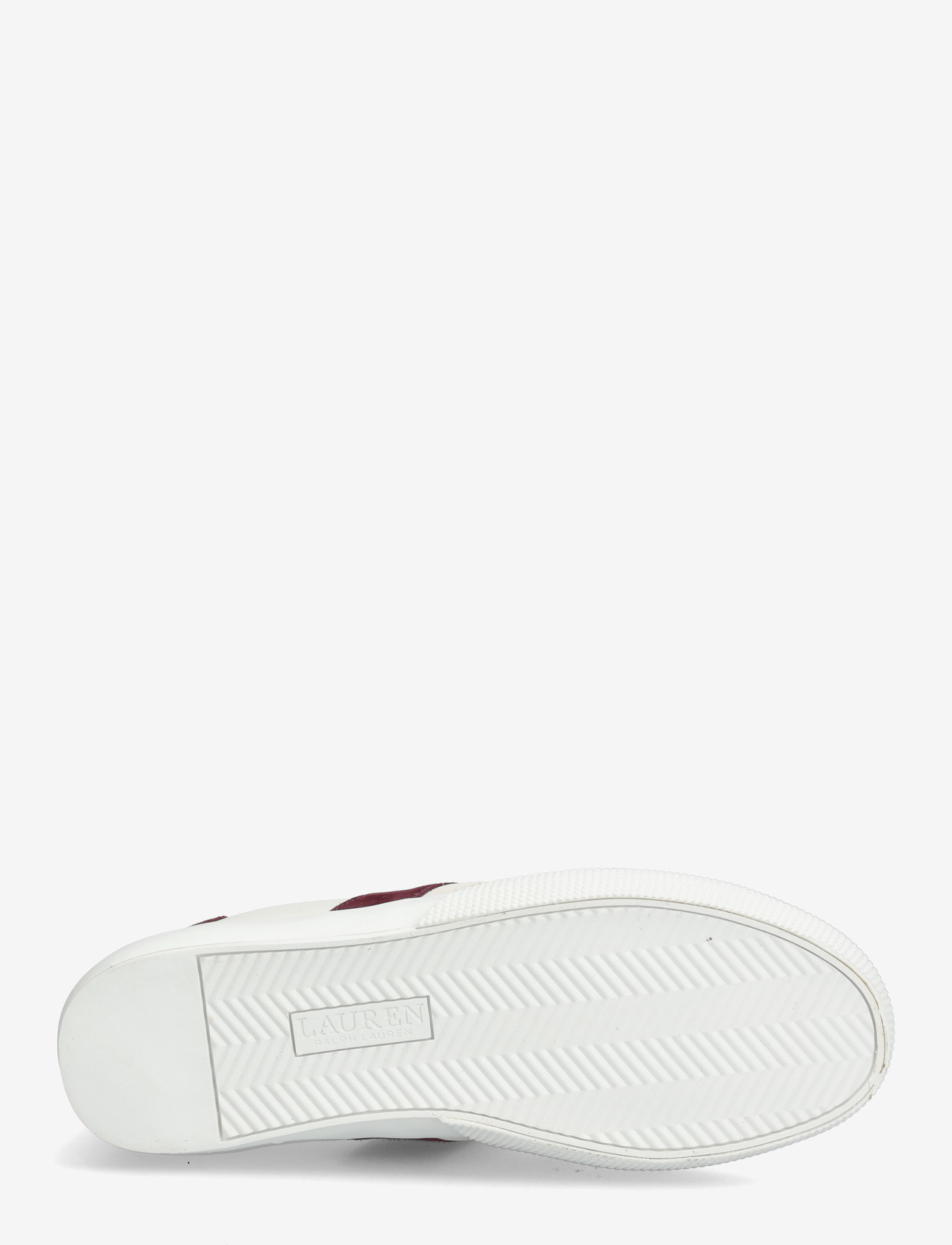 Lauren Ralph Lauren - Two-Tone Braylee Leather & Suede Sneaker - konfirmation - snw wht/bianco/dr - 4
