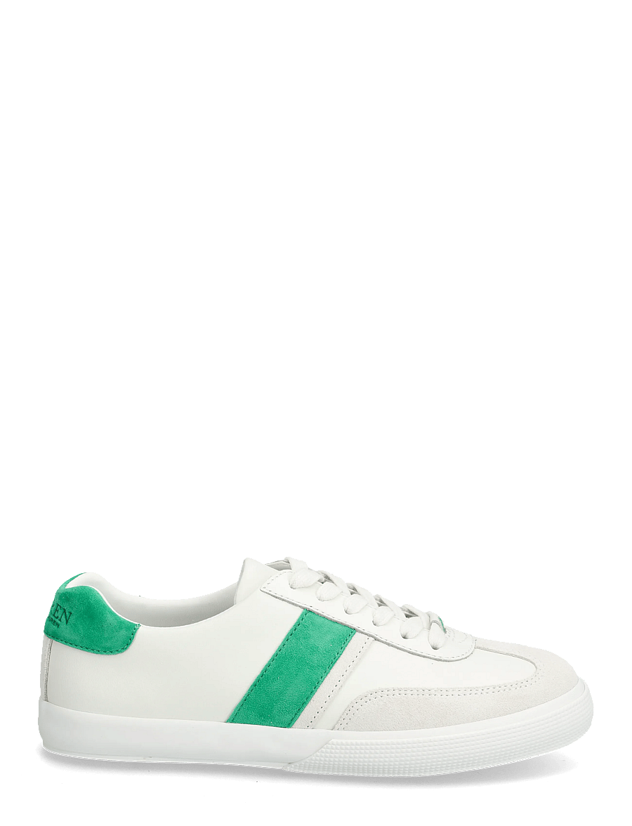 Lauren Ralph Lauren - Two-Tone Braylee Leather & Suede Sneaker - konfirmation - snw wht/bianco/gr - 1
