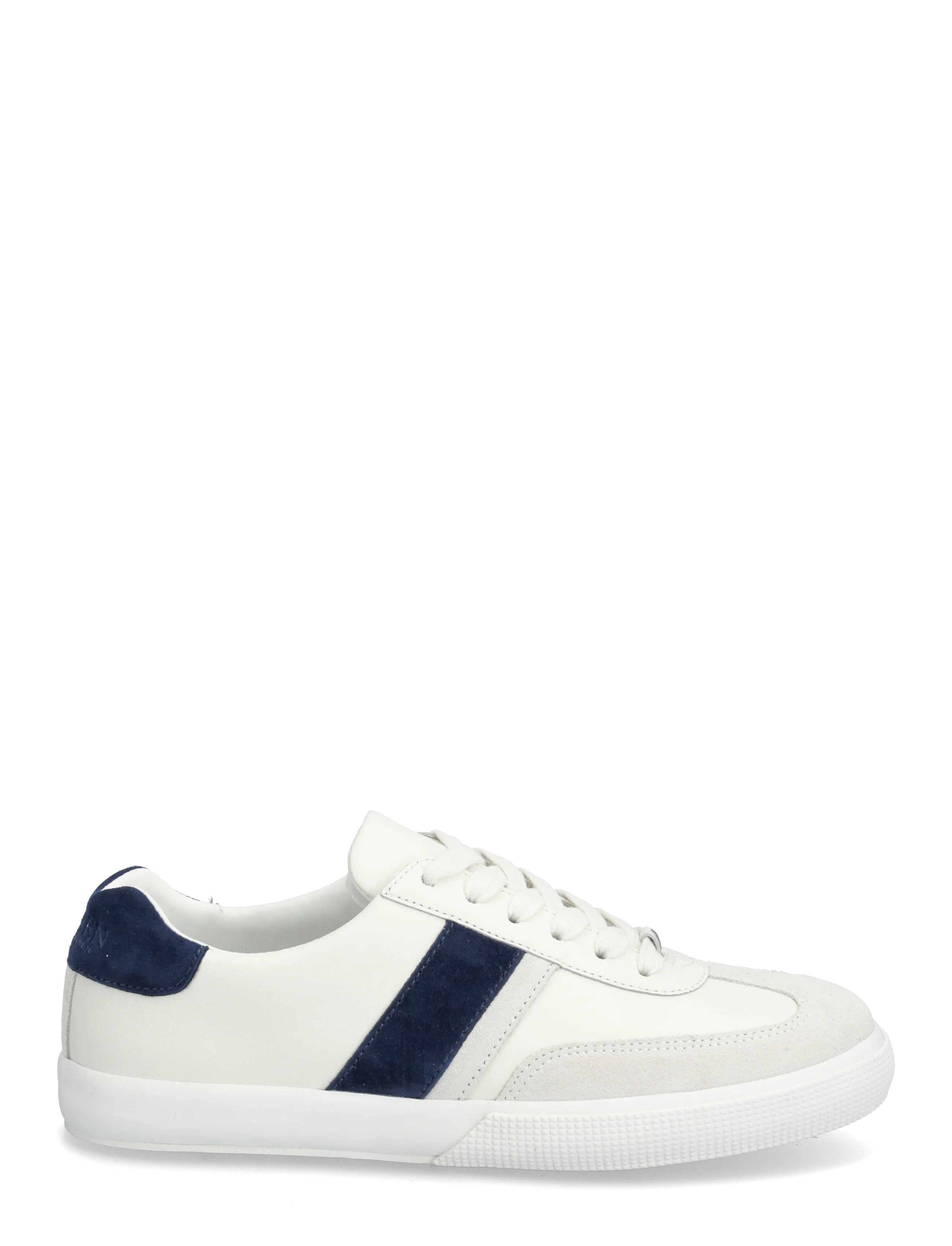 Lauren Ralph Lauren - Two-Tone Braylee Leather & Suede Sneaker - konfirmationstøj - snw wht/bianco/rf - 1