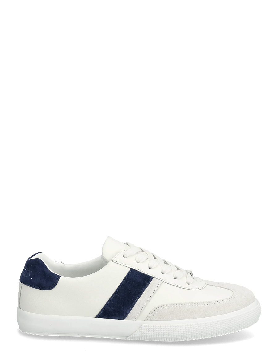 Lauren Ralph Lauren - Two-Tone Braylee Leather & Suede Sneaker - konfirmation - snw wht/bianco/rf - 1